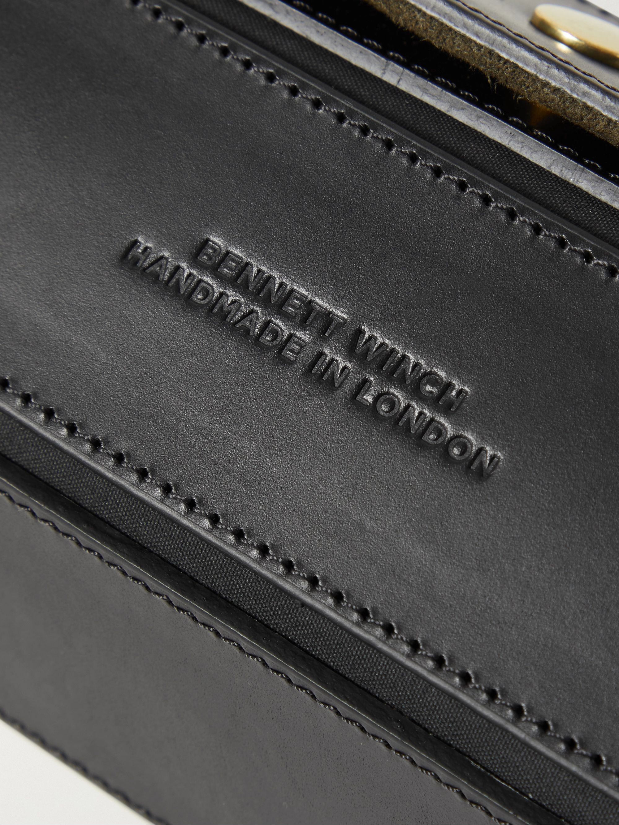BENNETT WINCH Logo-Debossed Leather Watch Roll