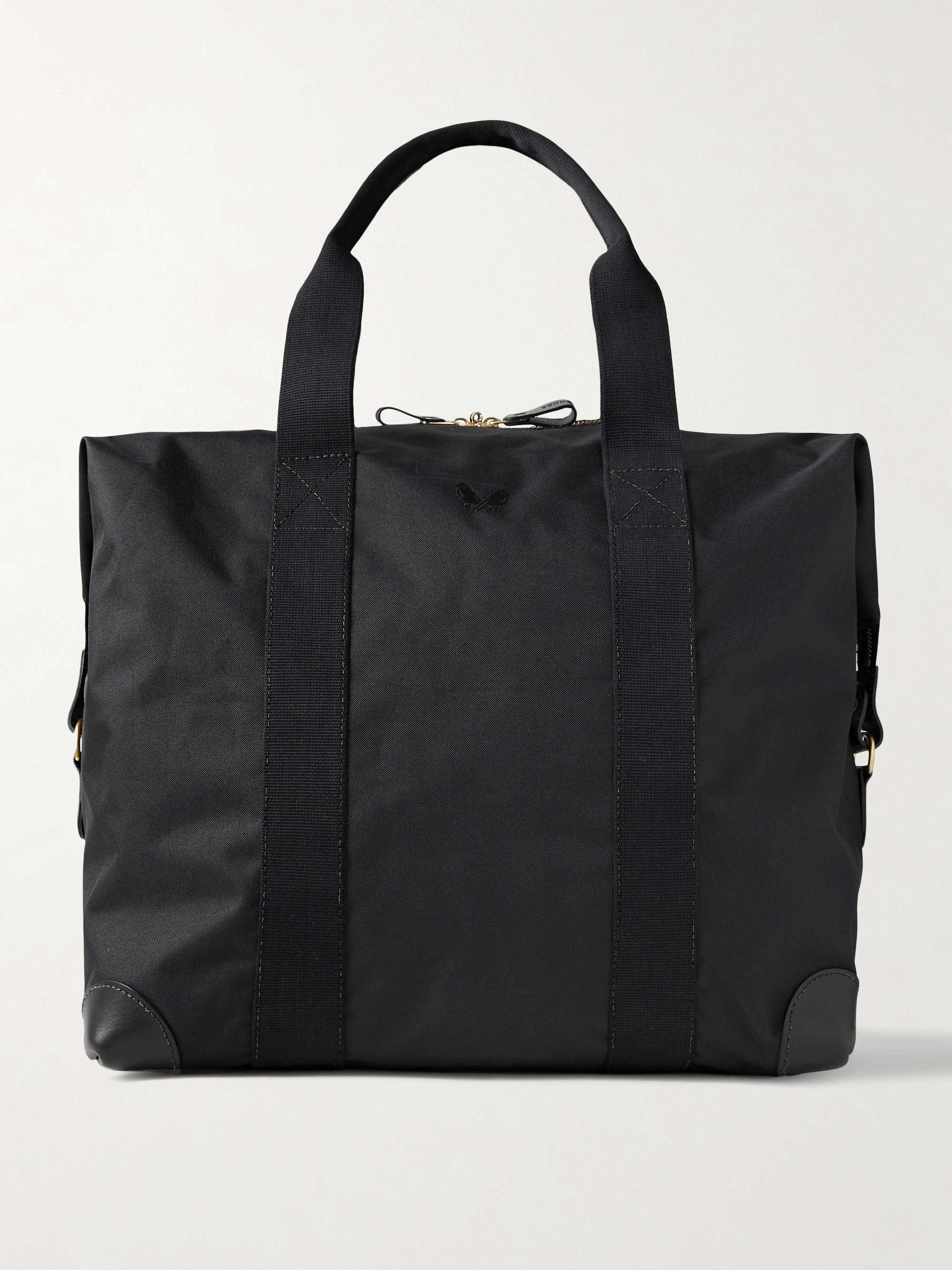 BENNETT WINCH Cargo Leather-Trimmed Nylon Holdall for Men | MR PORTER