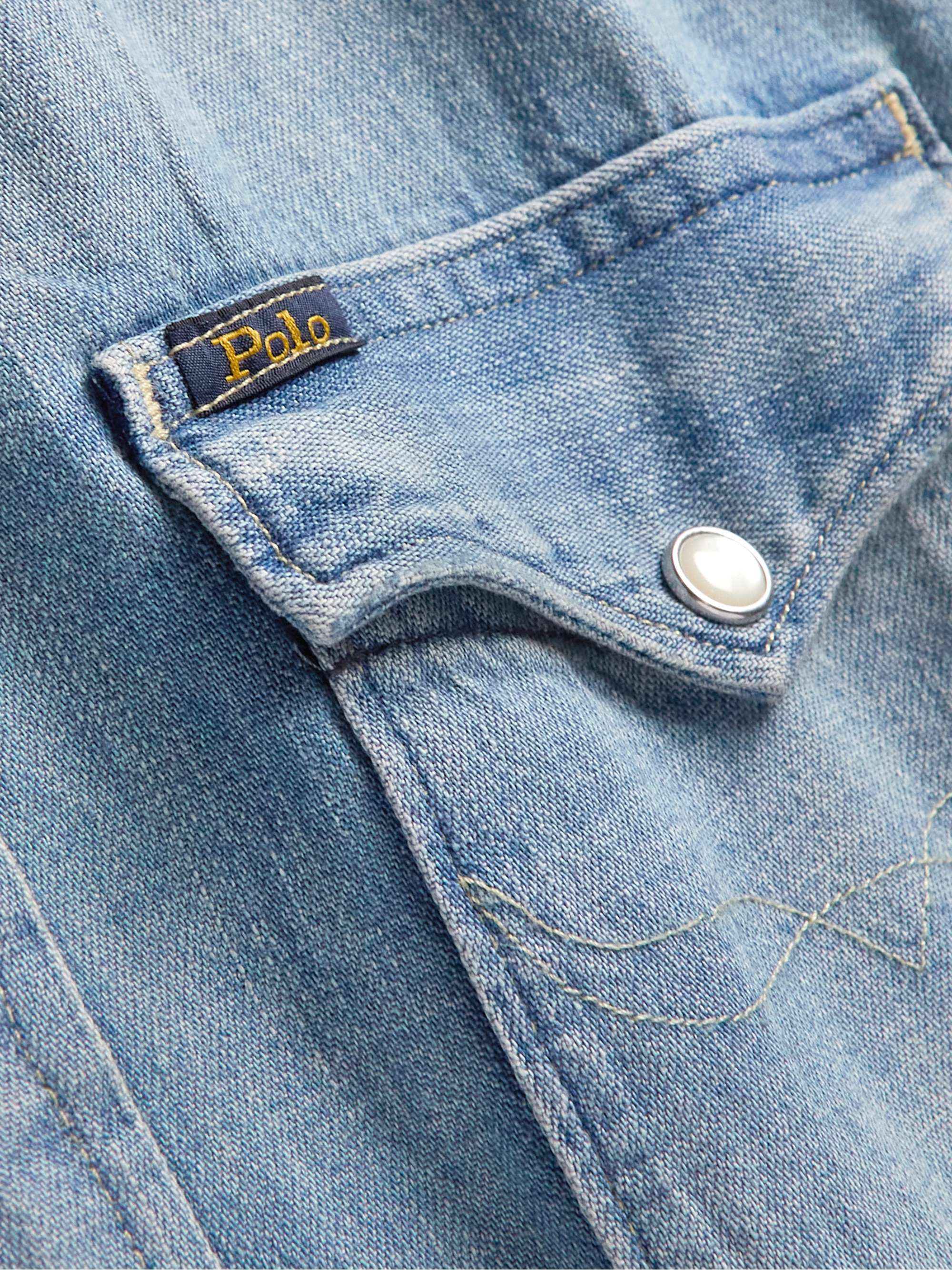 POLO RALPH LAUREN Denim Western Shirt for Men | MR PORTER