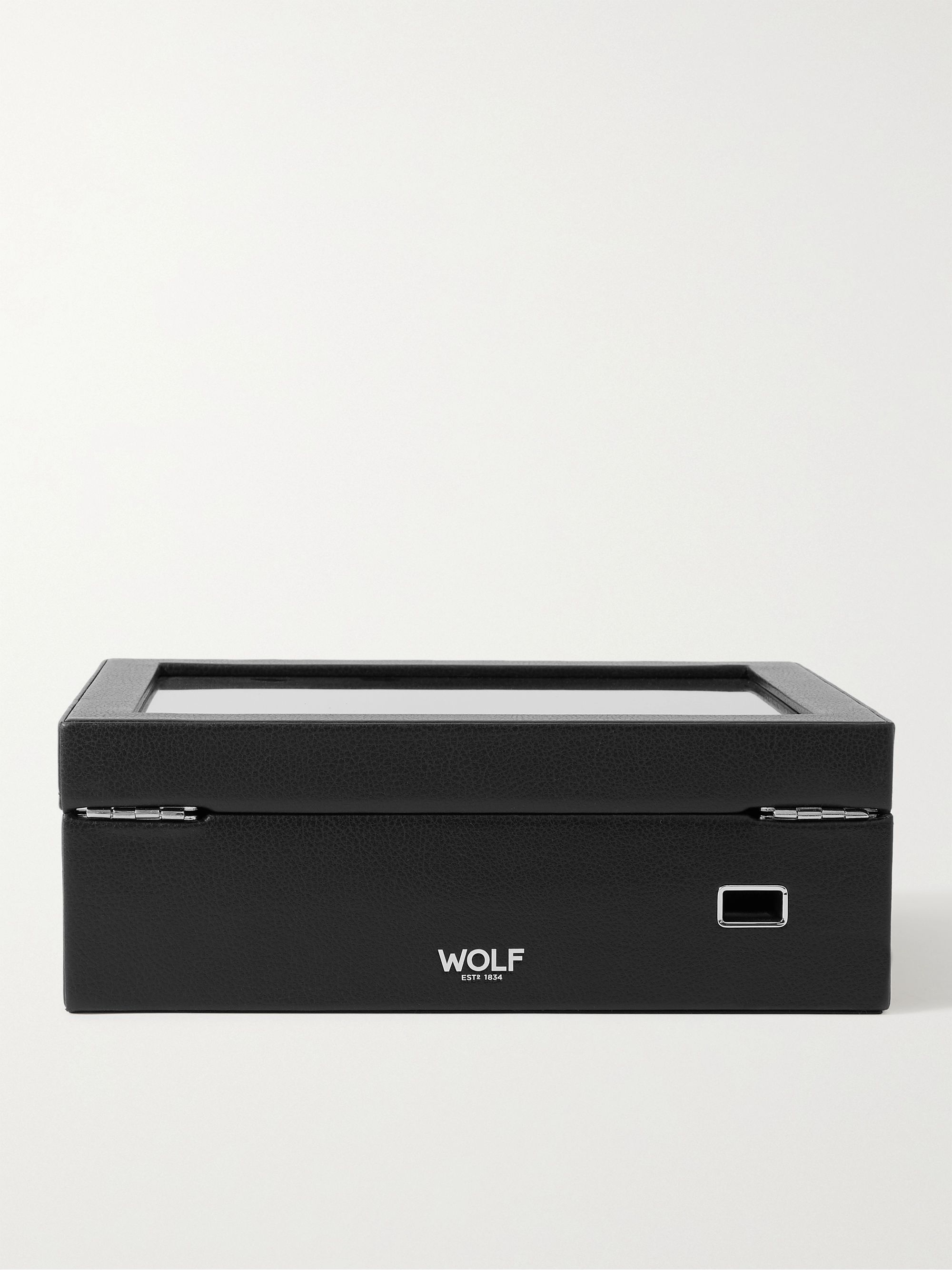 WOLF Roadster Full-Grain Vegan Leather Eight-Piece Watch Box