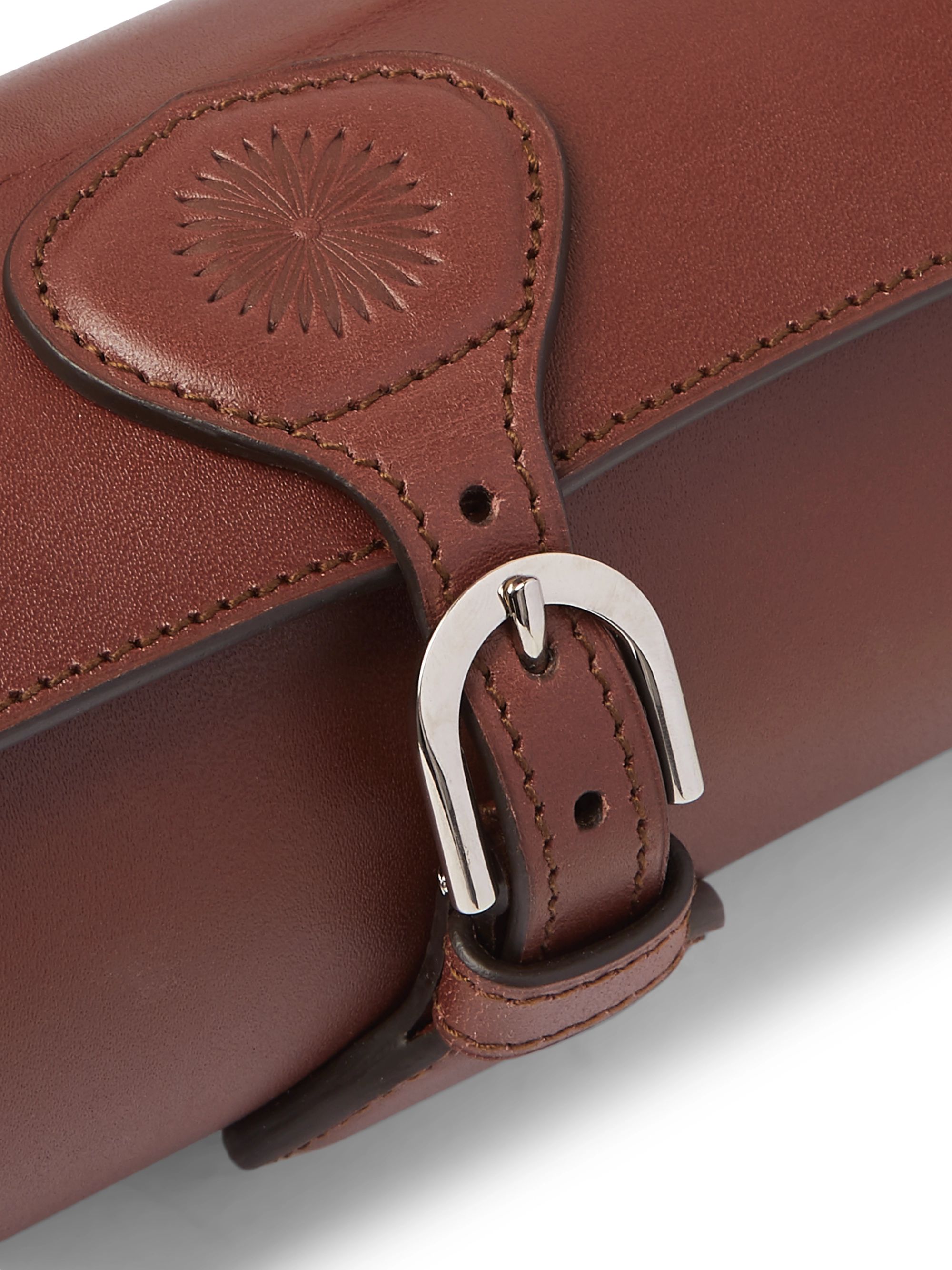PURDEY Travel Leather Double Watch Roll
