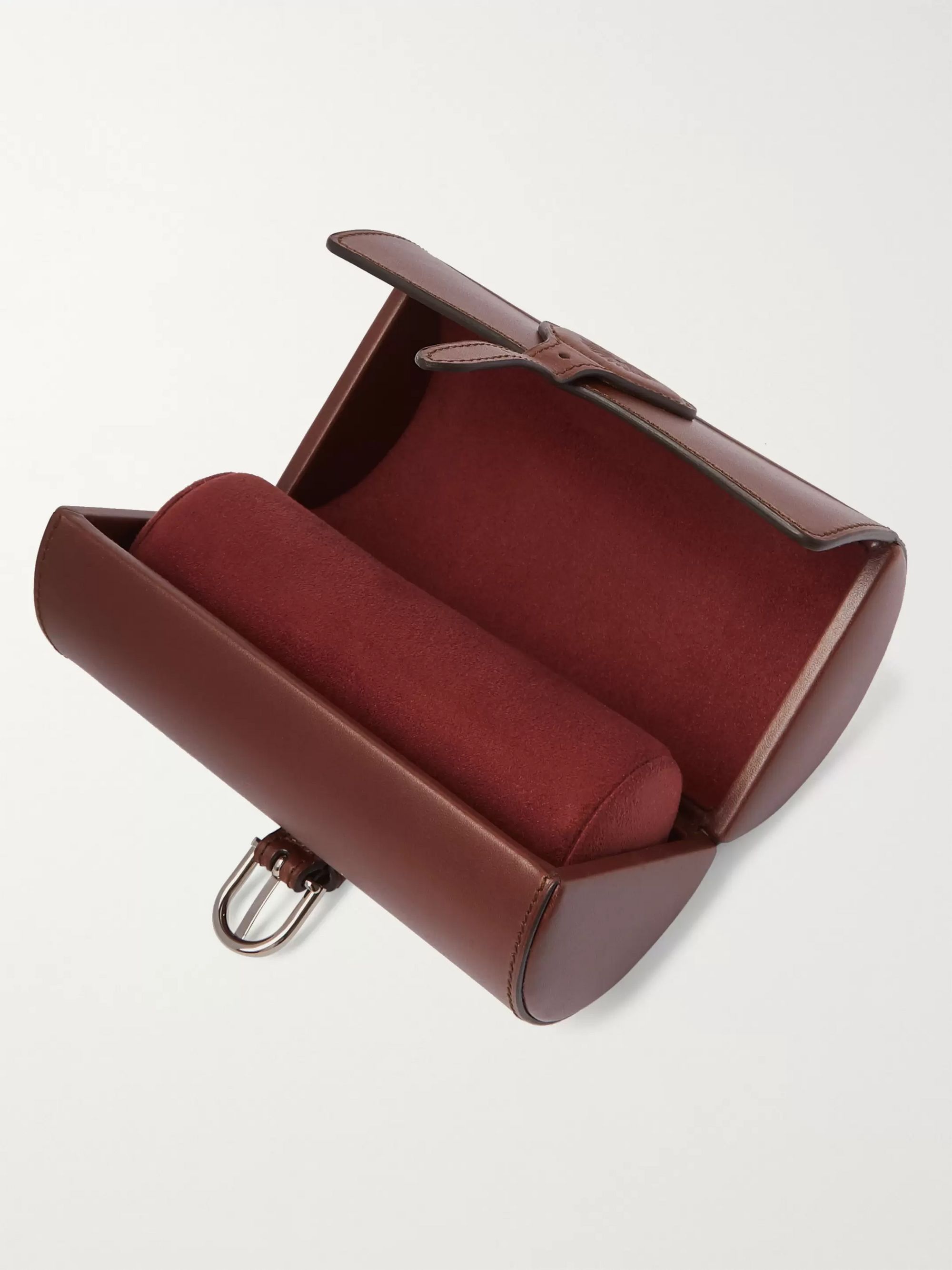 PURDEY Travel Leather Double Watch Roll