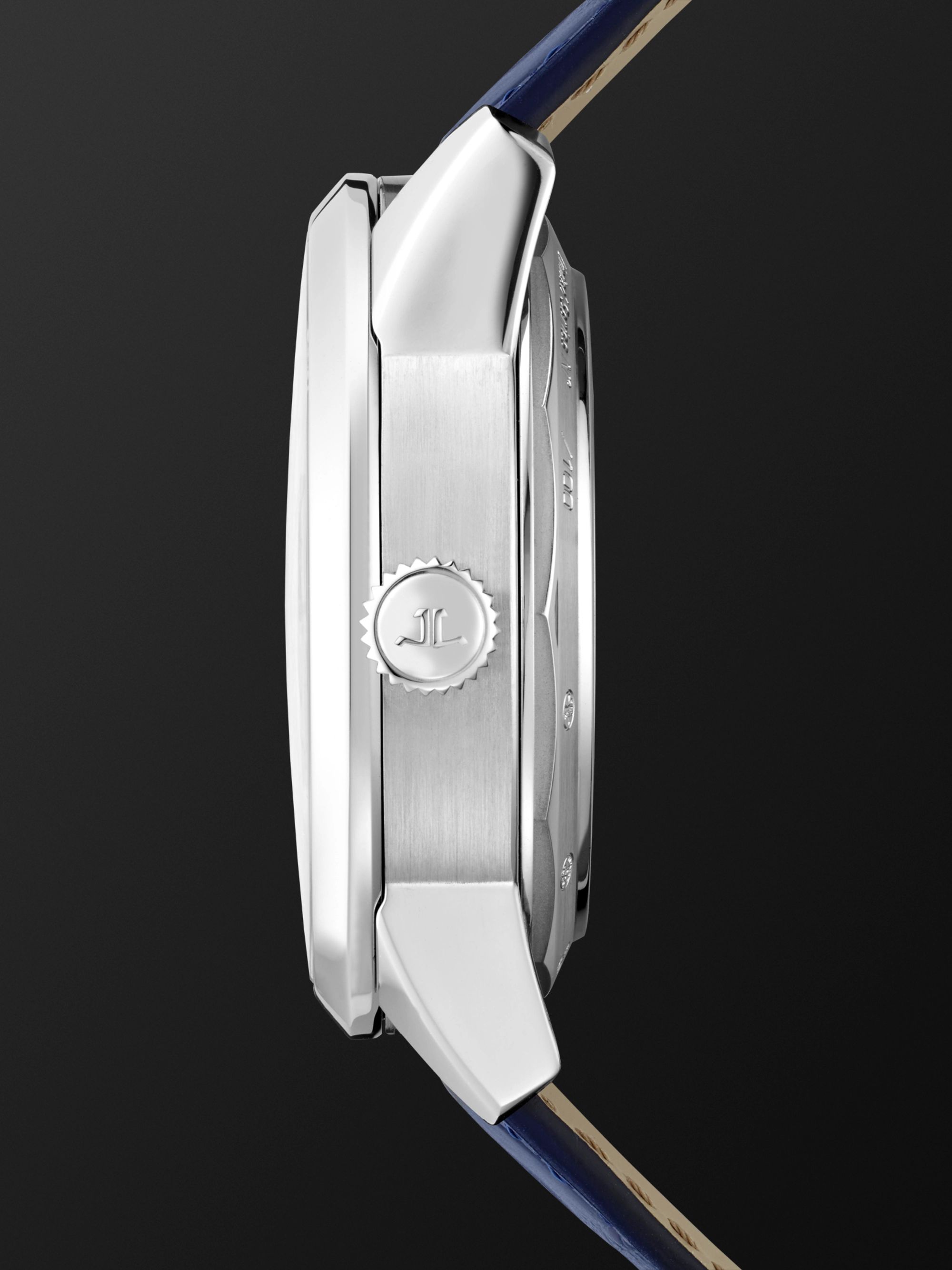 JAEGER LECOULTRE Geophysic Automatic Tourbillon 43.5 Platinum and Leather Watch, Ref. No. JLQ8126420