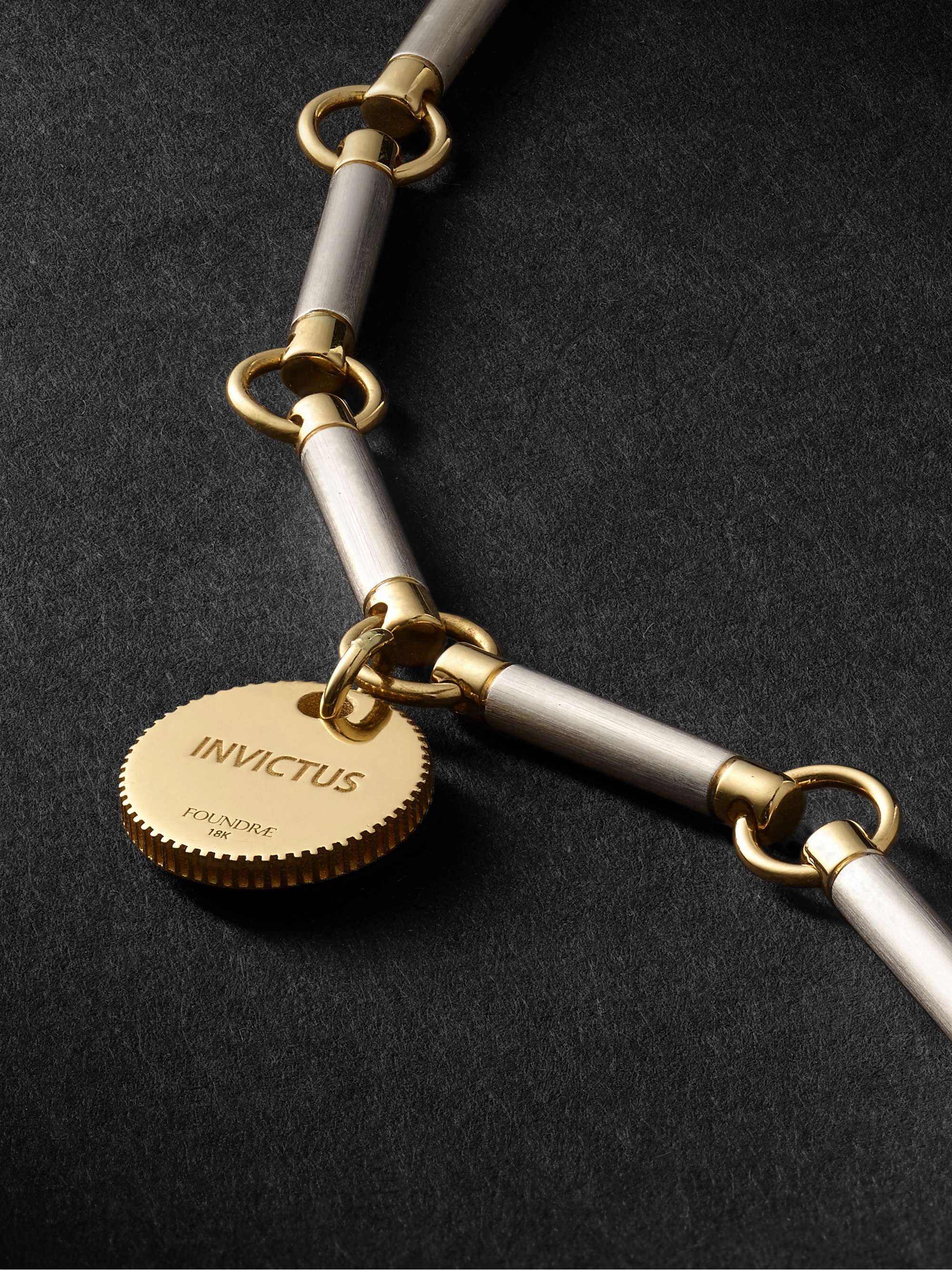 FOUNDRAE 18-Karat White and Yellow Gold Bracelet