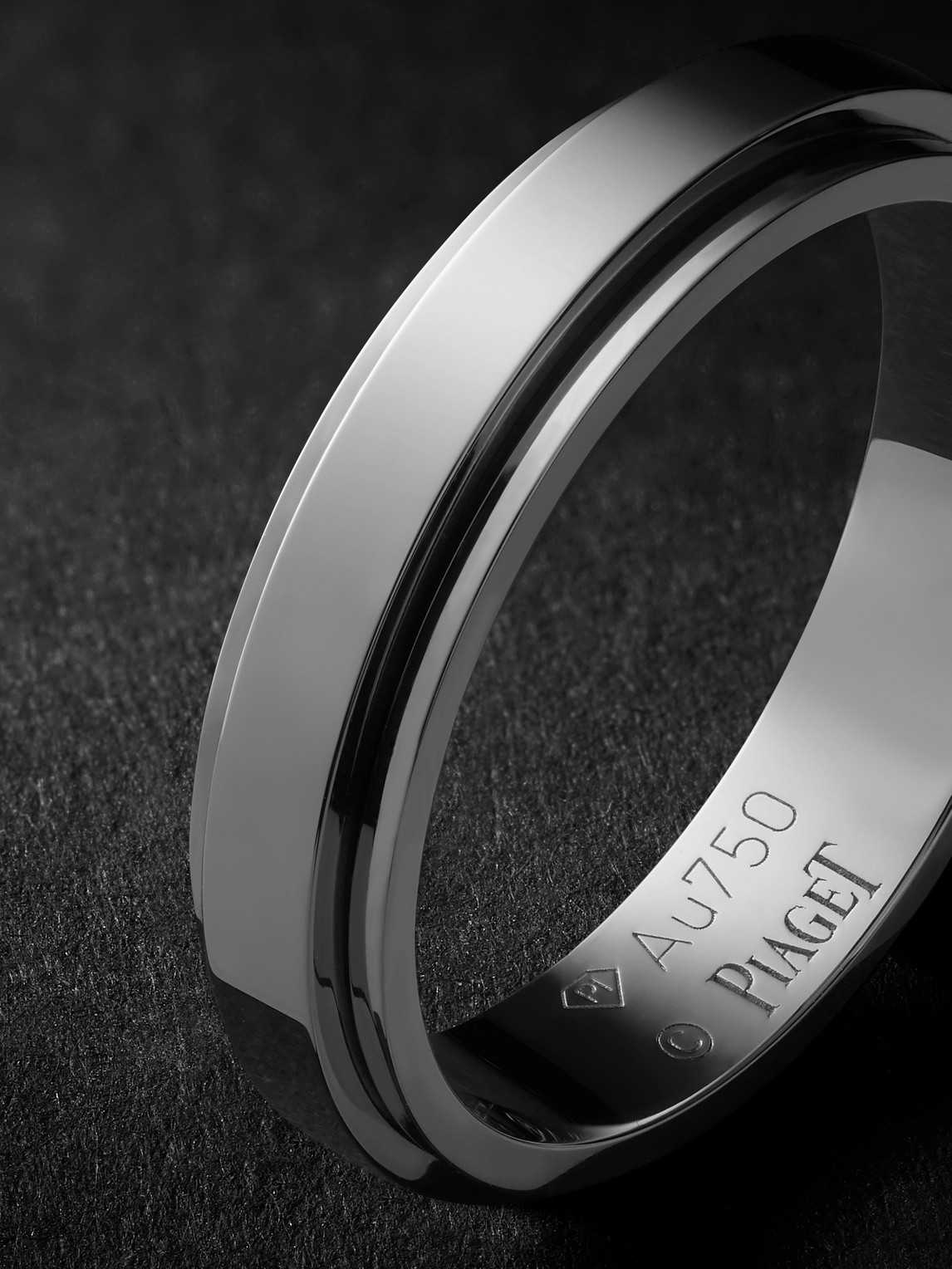 Shop Piaget Possession 18-karat White Gold Ring In Silver