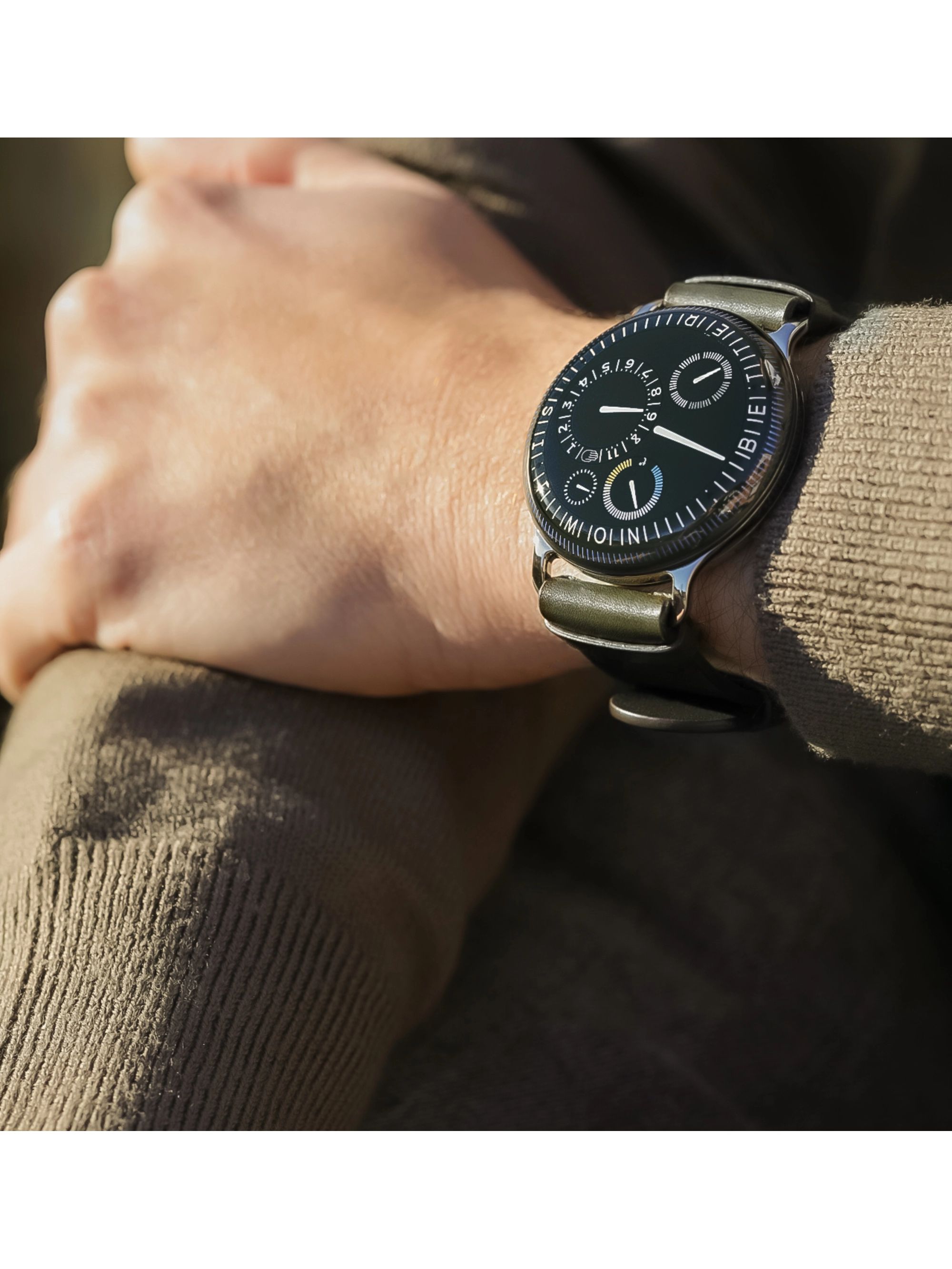 RESSENCE Type 3X Limited Edition Automatic 44mm Titanium and Leather Watch