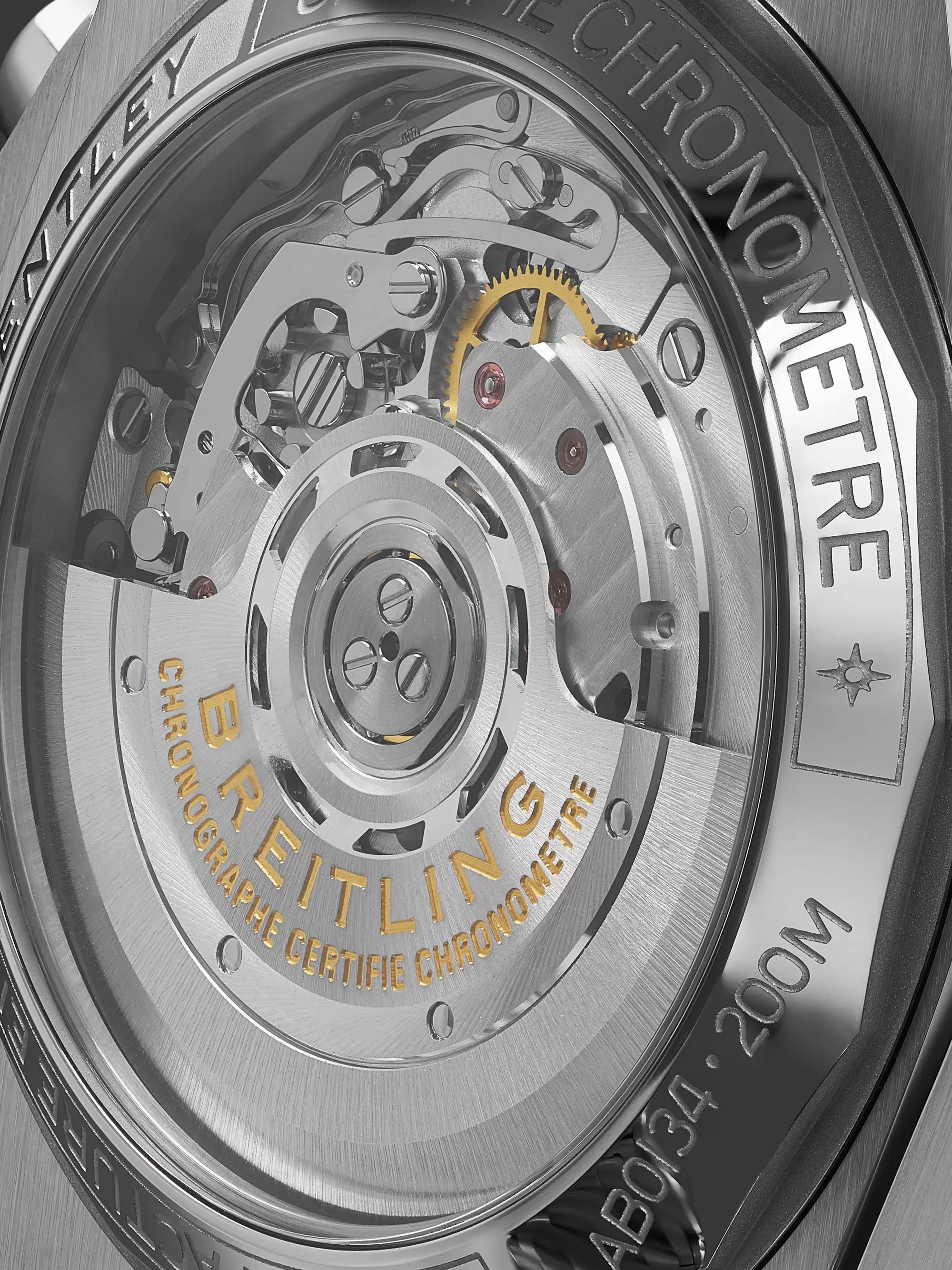 BREITLING Chronomat B01 Bentley Edition Automatic Chronograph 42mm Stainless Steel Watch, Ref. No. AB01343A1L1A1