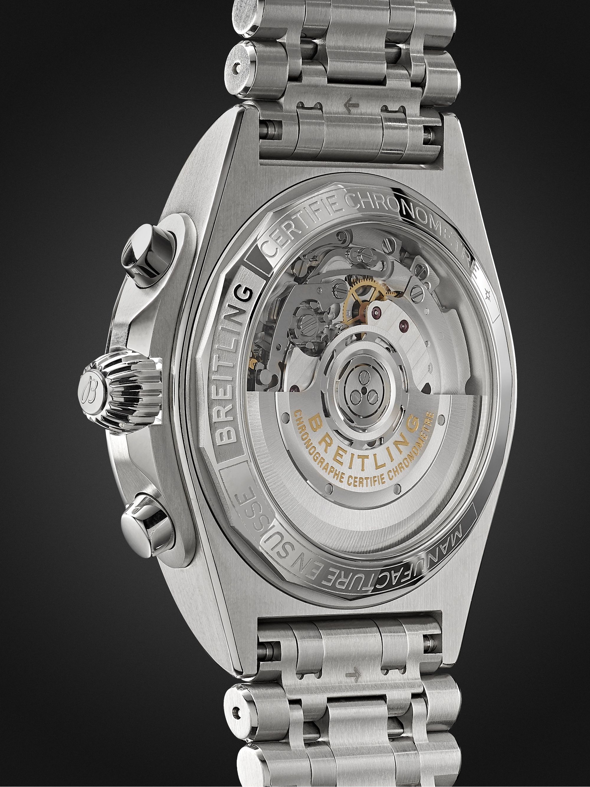 BREITLING Chronomat B01 Automatic Chronograph 42mm Stainless Steel Watch, Ref. No. AB0134101G1A1