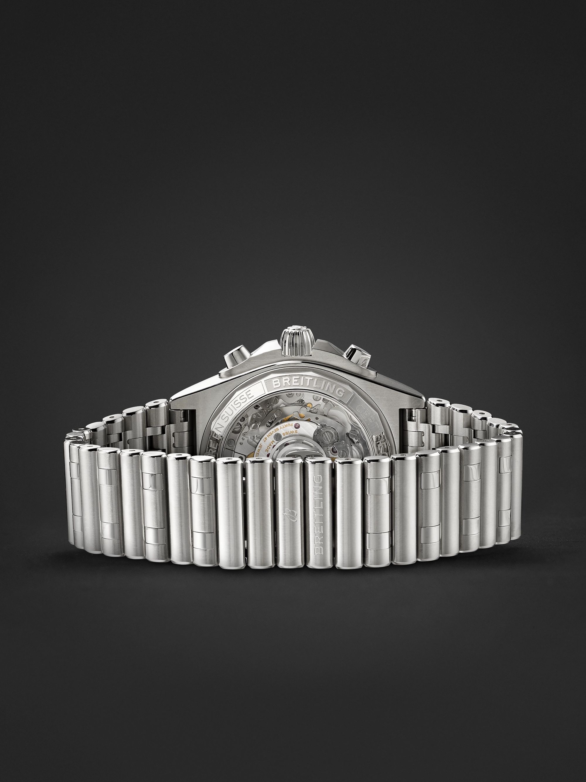 BREITLING Chronomat B01 Automatic Chronograph 42mm Stainless Steel Watch, Ref. No. AB0134101G1A1
