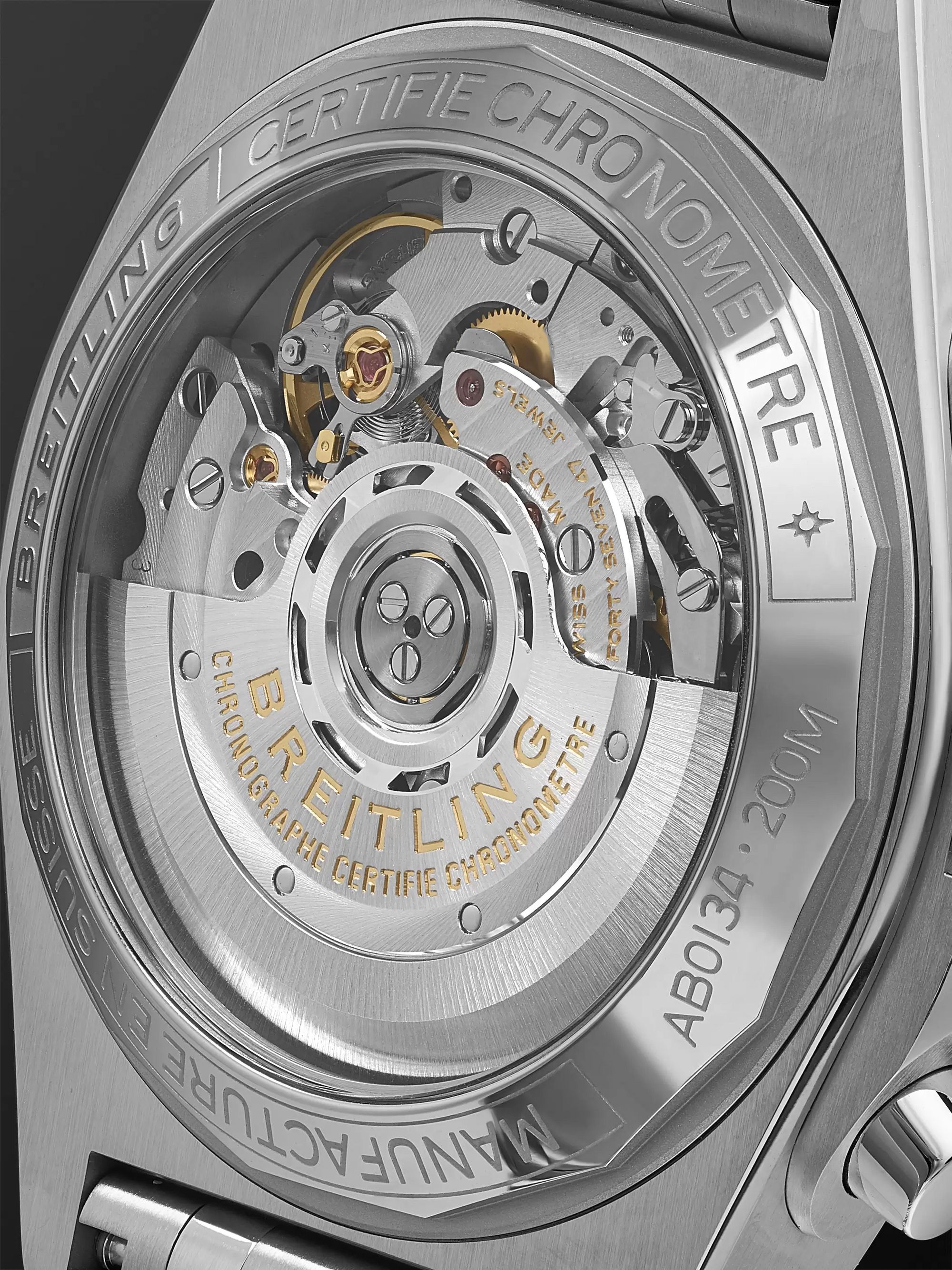 BREITLING Chronomat B01 Automatic Chronograph 42mm Stainless Steel Watch, Ref. No. AB0134101K1A1