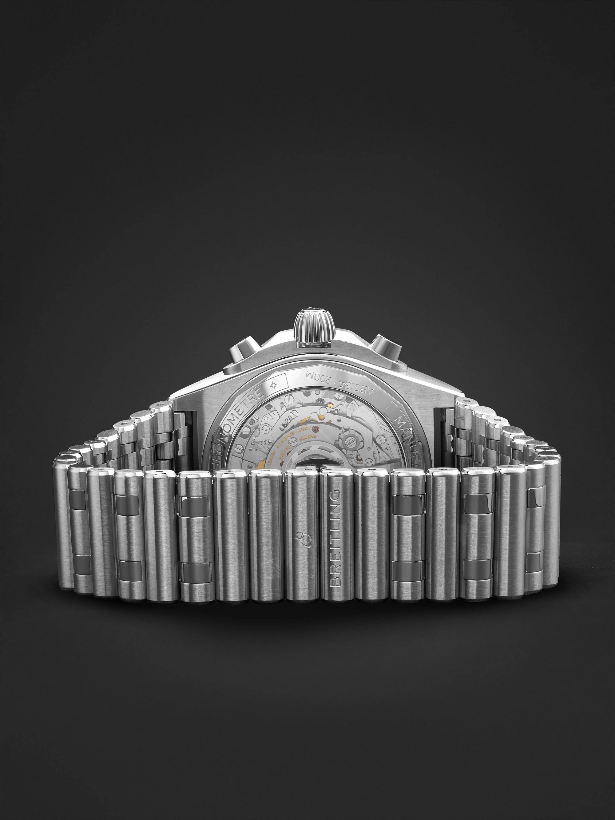 BREITLING Chronomat B01 Automatic Chronograph 42mm Stainless Steel Watch, Ref. No. AB0134101K1A1