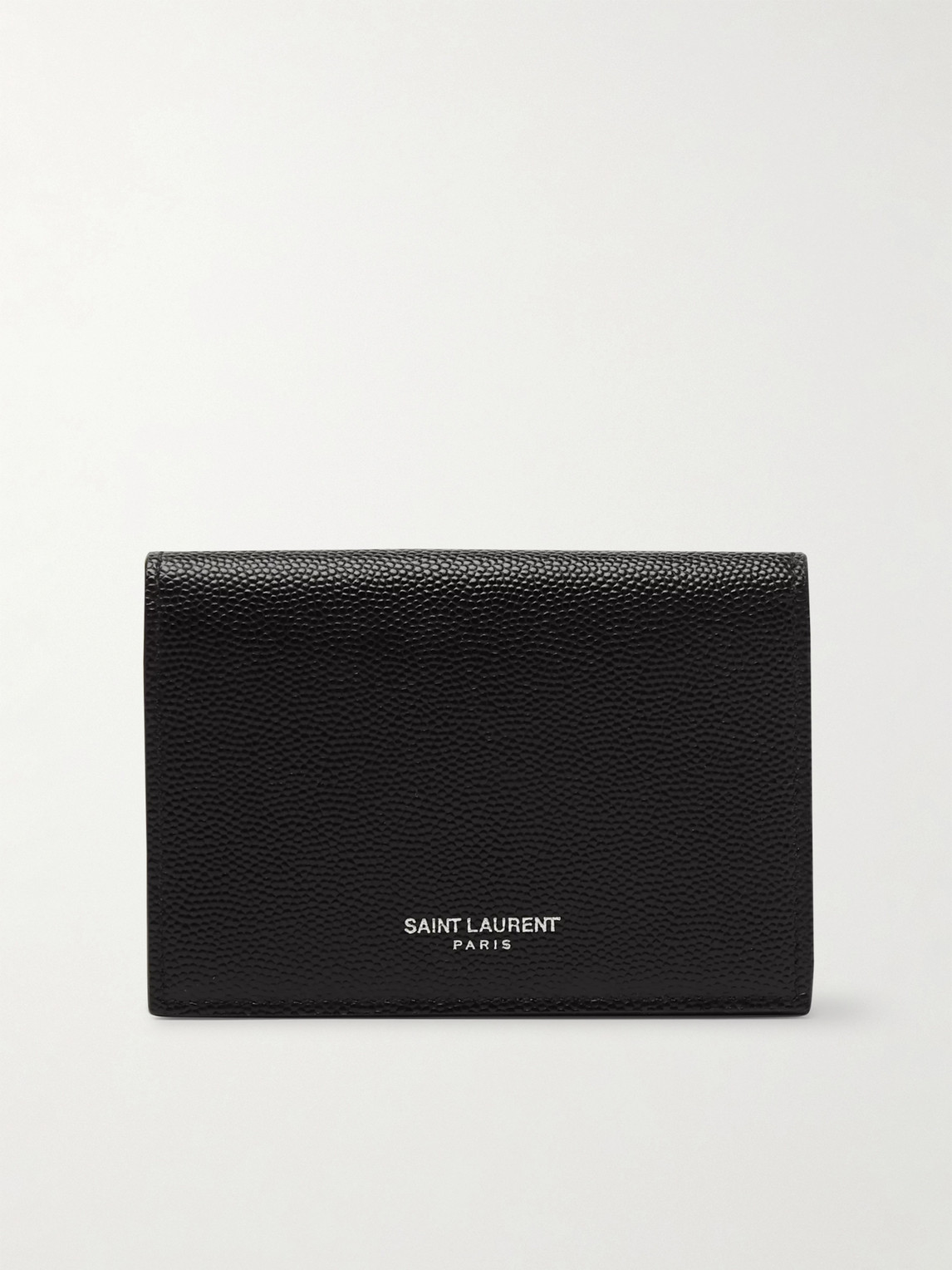 Saint Laurent Pebble-Grain Leather Billfold Wallet - Men