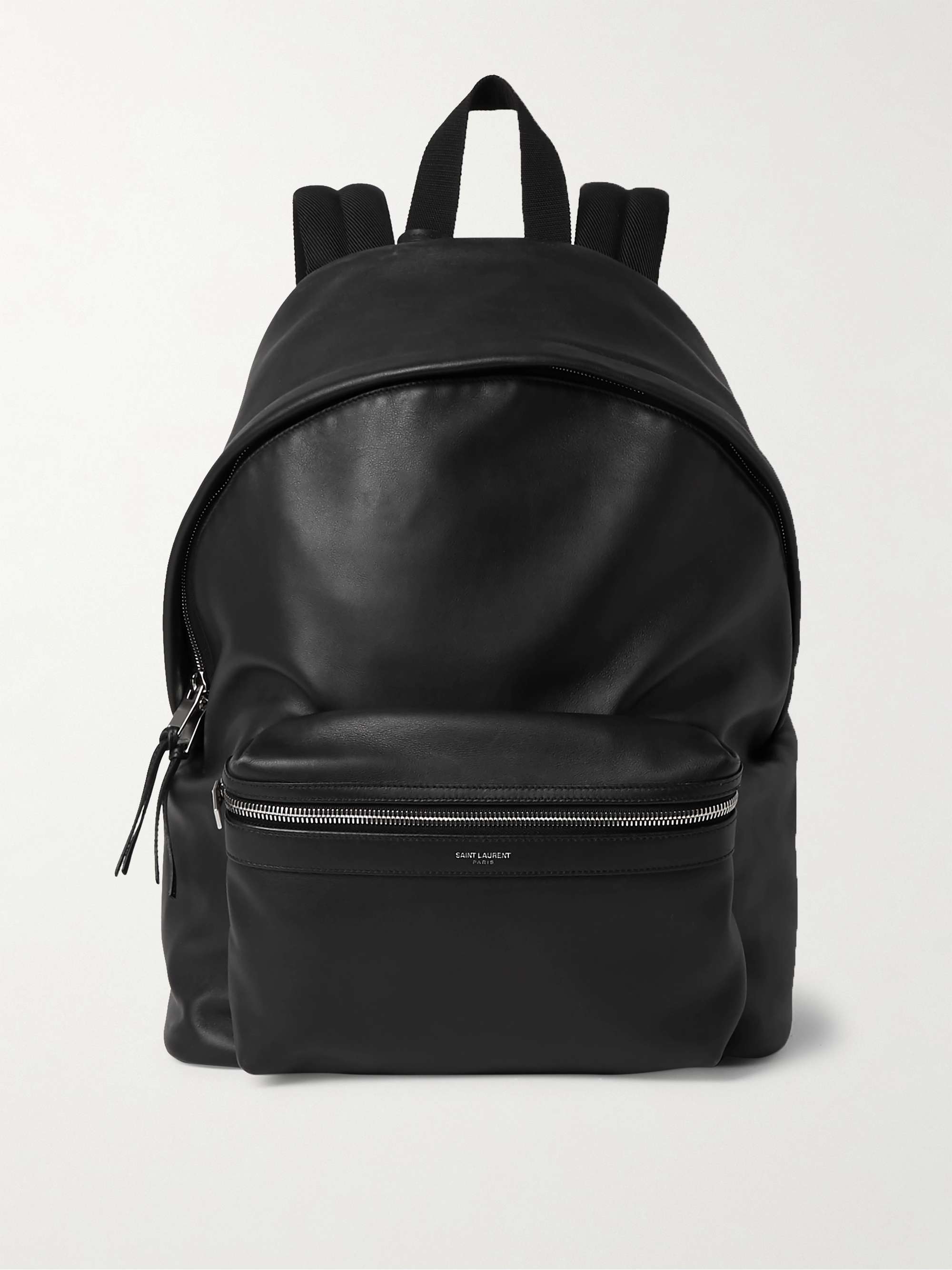 SAINT LAURENT City Leather Backpack for Men MR PORTER