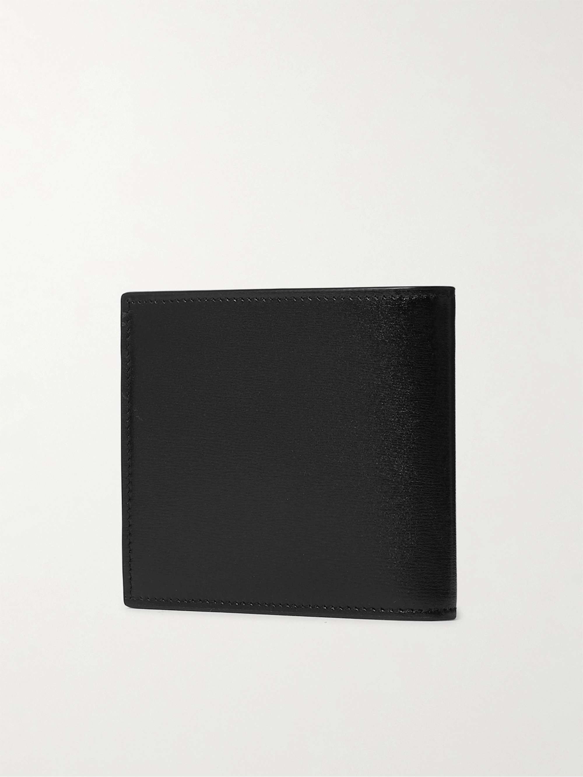 SAINT LAURENT Logo-Appliquéd Full-Grain Leather Billfold Wallet