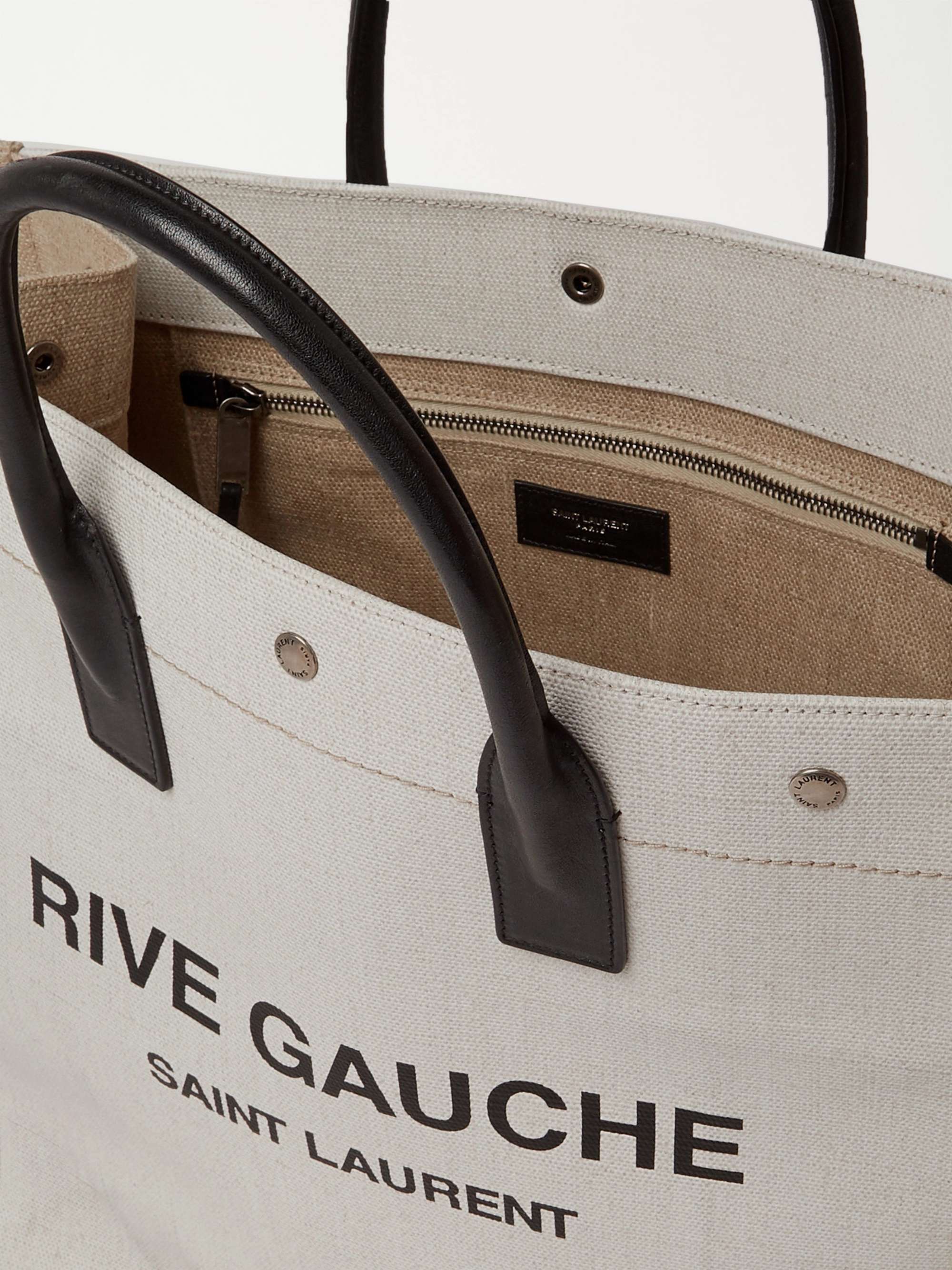 Noe Rive Gauche Logo Canvas Tote