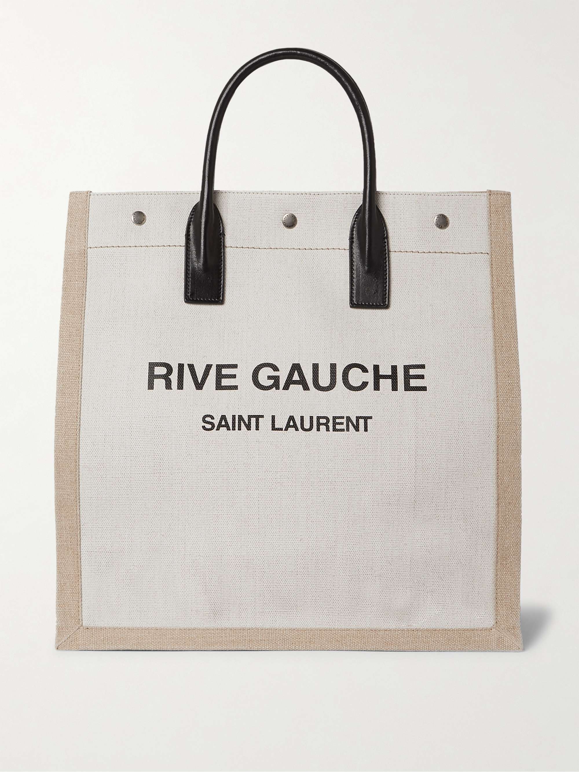Noe rive gauche logo online canvas tote