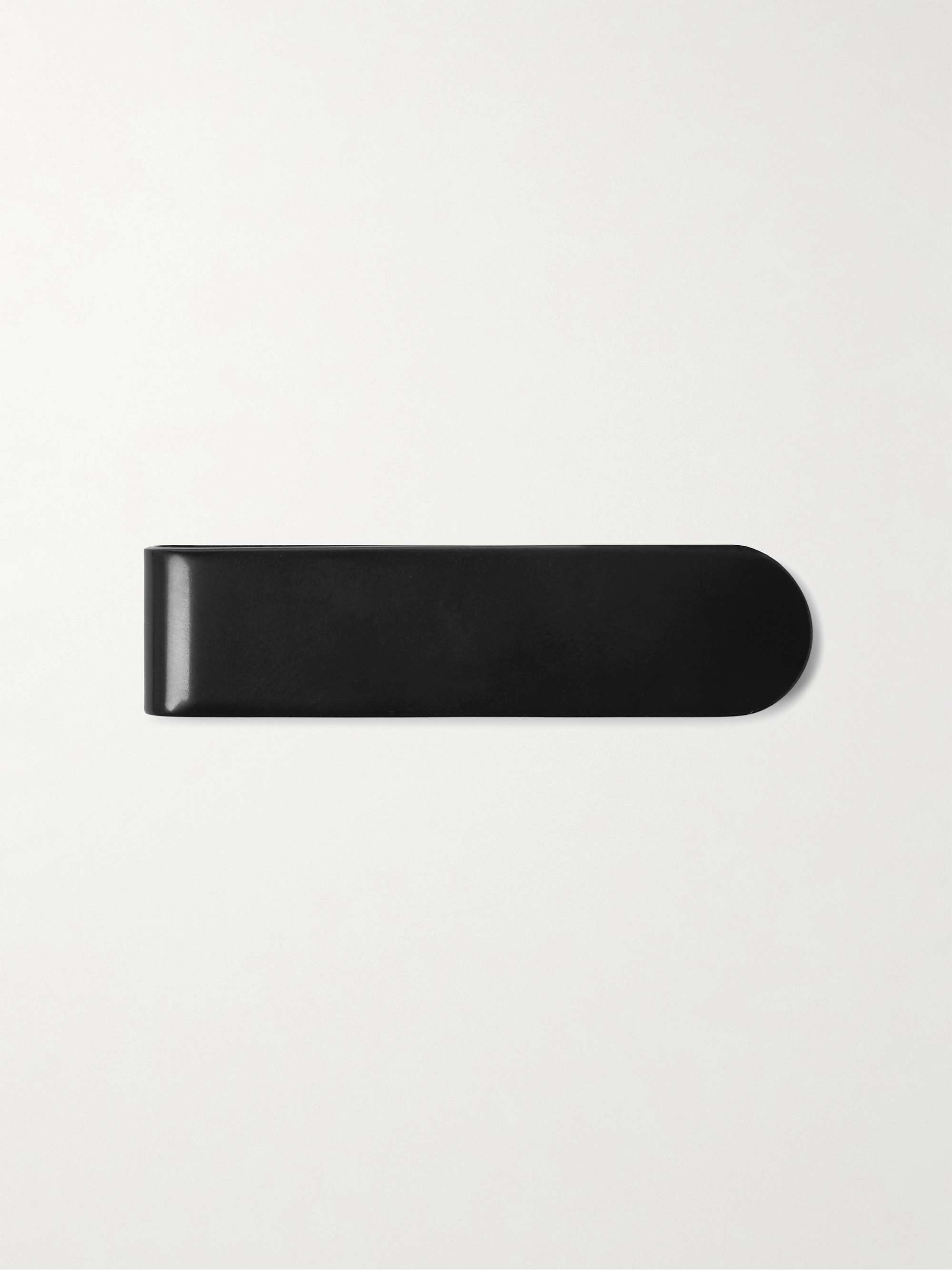 SAINT LAURENT Logo-Engraved Gunmetal-Tone Money Clip