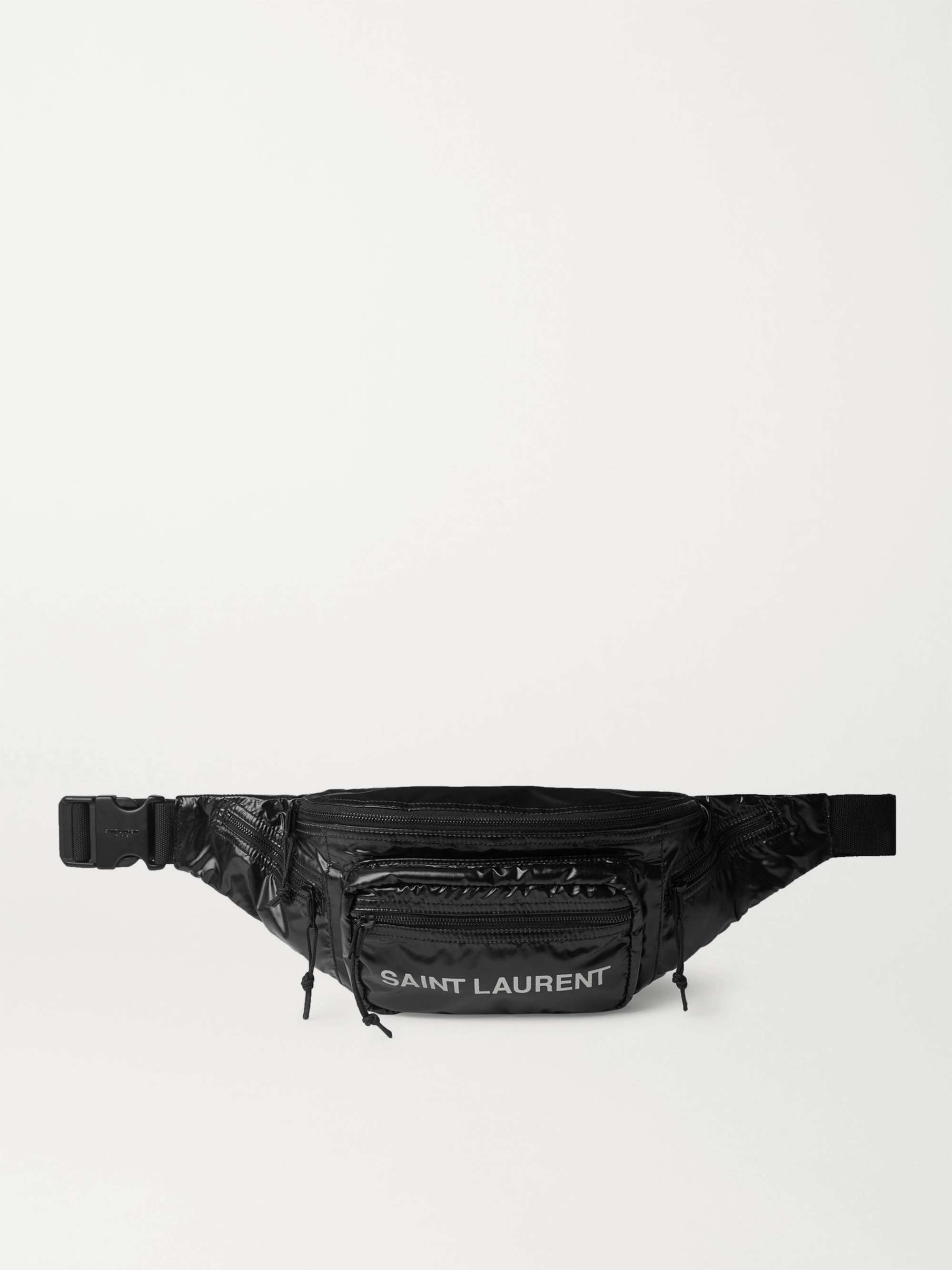 Saint Laurent Men's YSL-jacquard Cross-body Bag