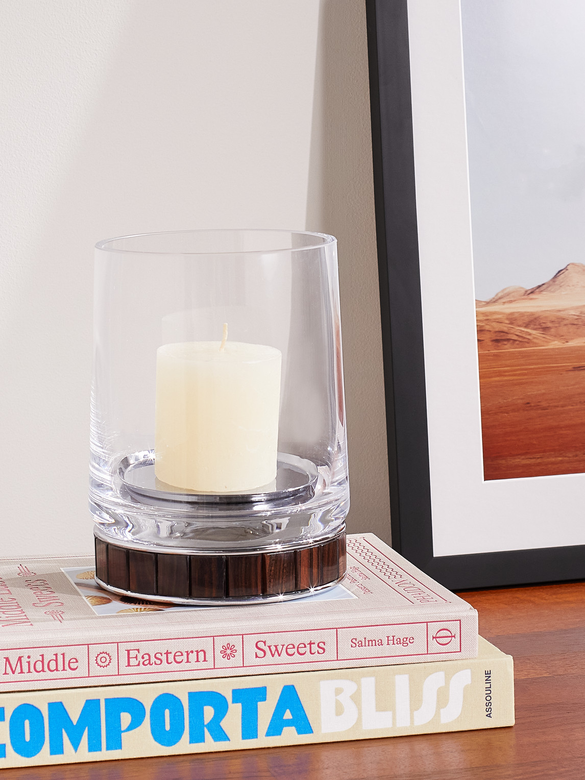 Ebony and Glass Candle Holder — 2