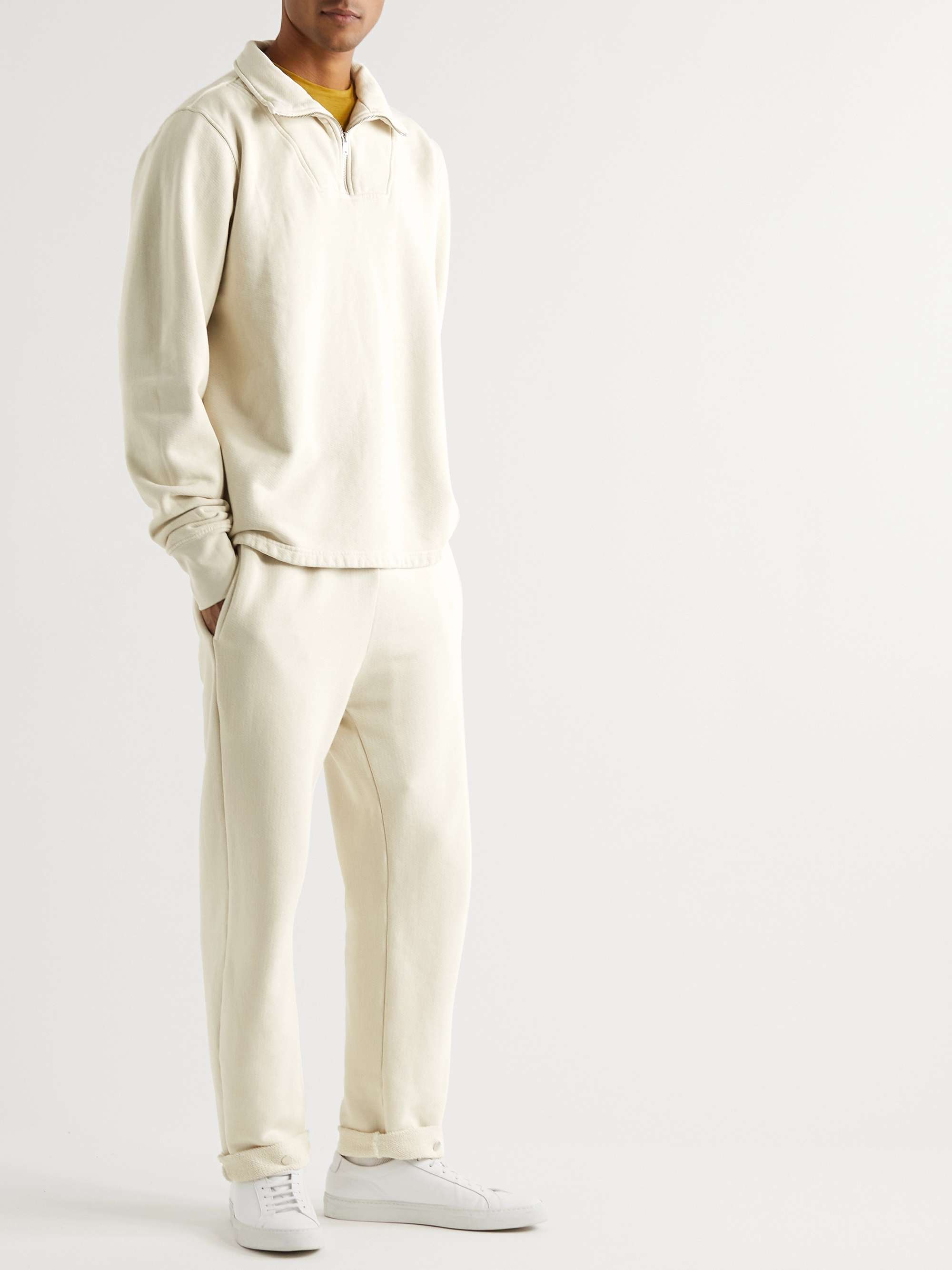 Les Tien textured-finish Cotton Sweatpants - Farfetch