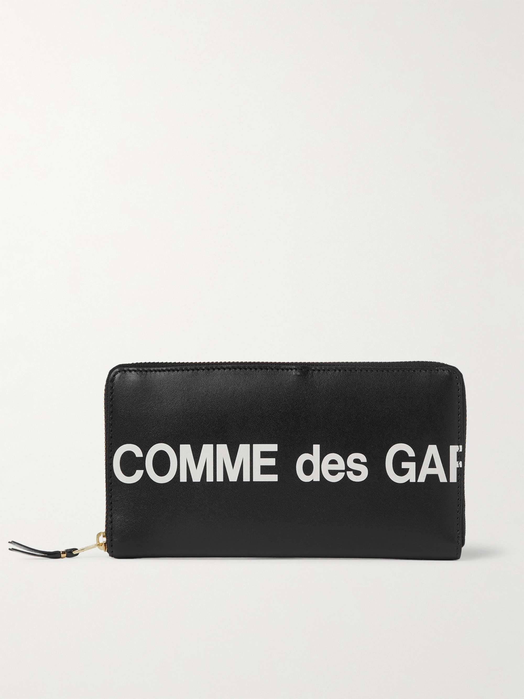 COMME DES GARÇONS Logo-Print Leather Zip-Around Wallet