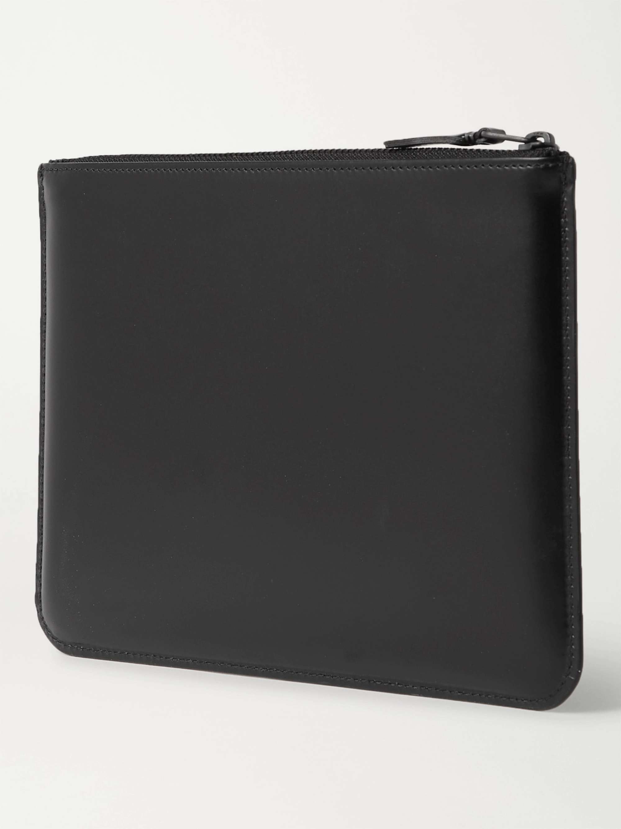 COMME DES GARÇONS Logo-Debossed Leather Pouch