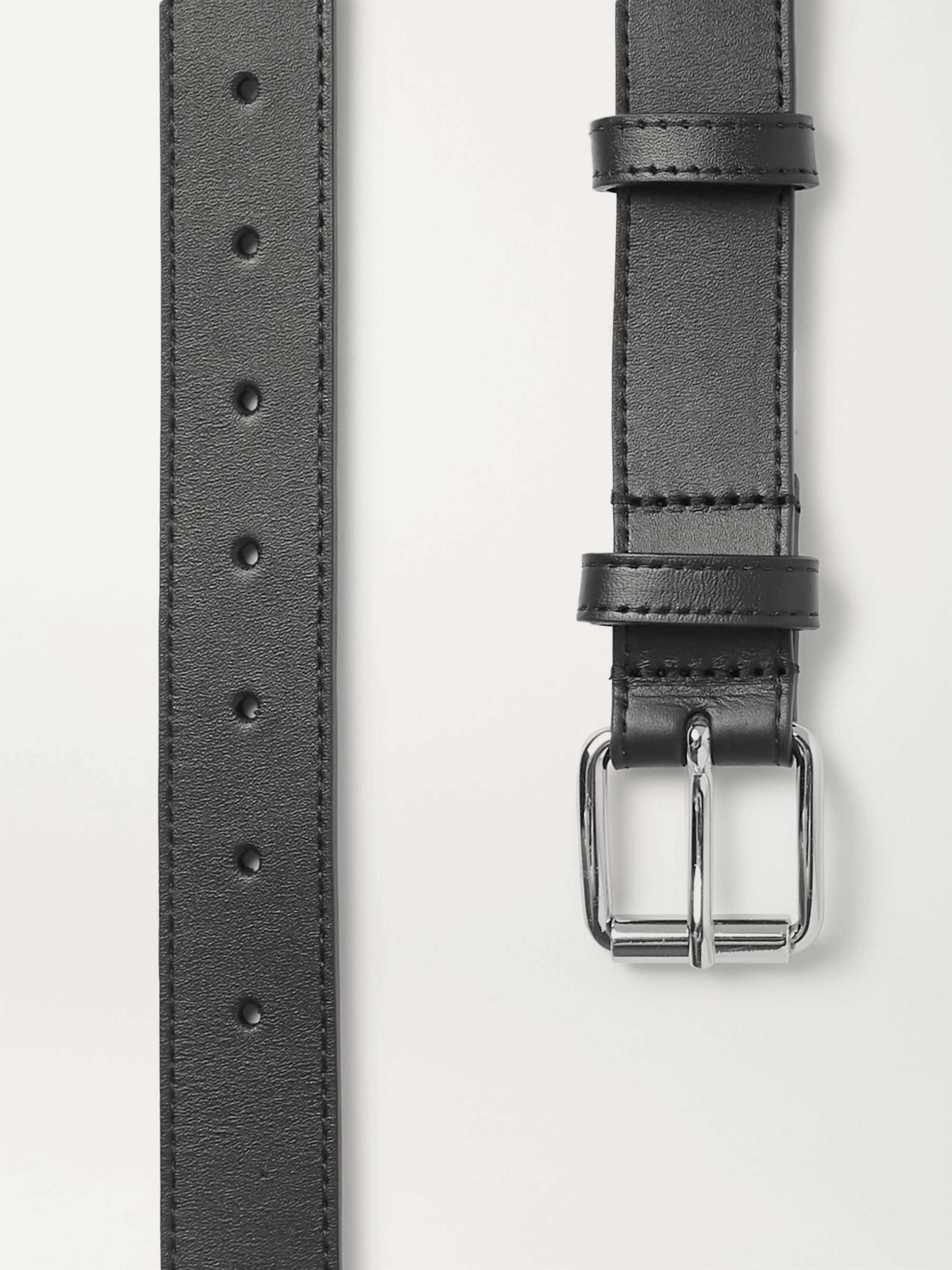 COMME DES GARÇONS 3cm Leather Belt