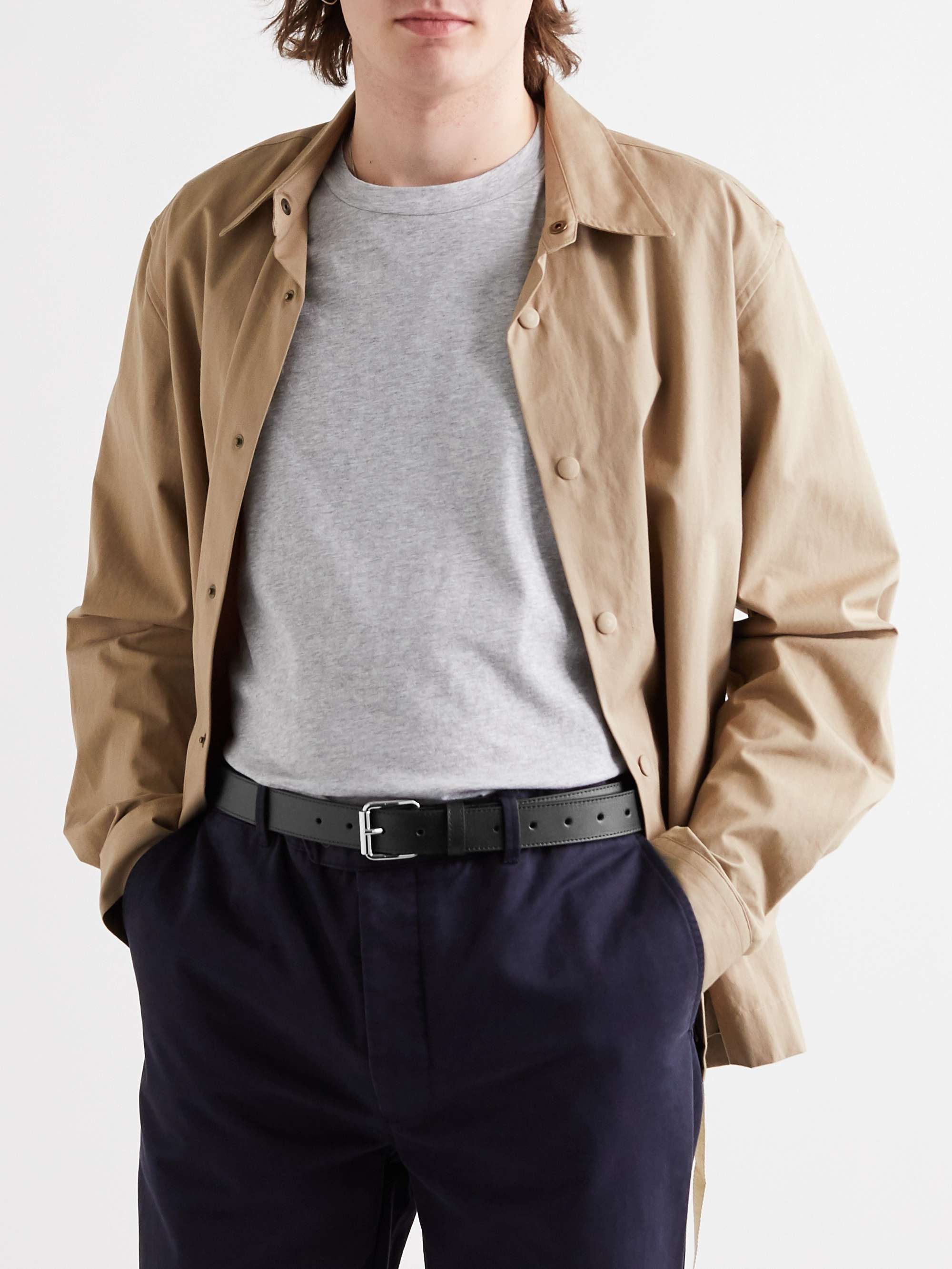 COMME DES GARÇONS 3cm Leather Belt
