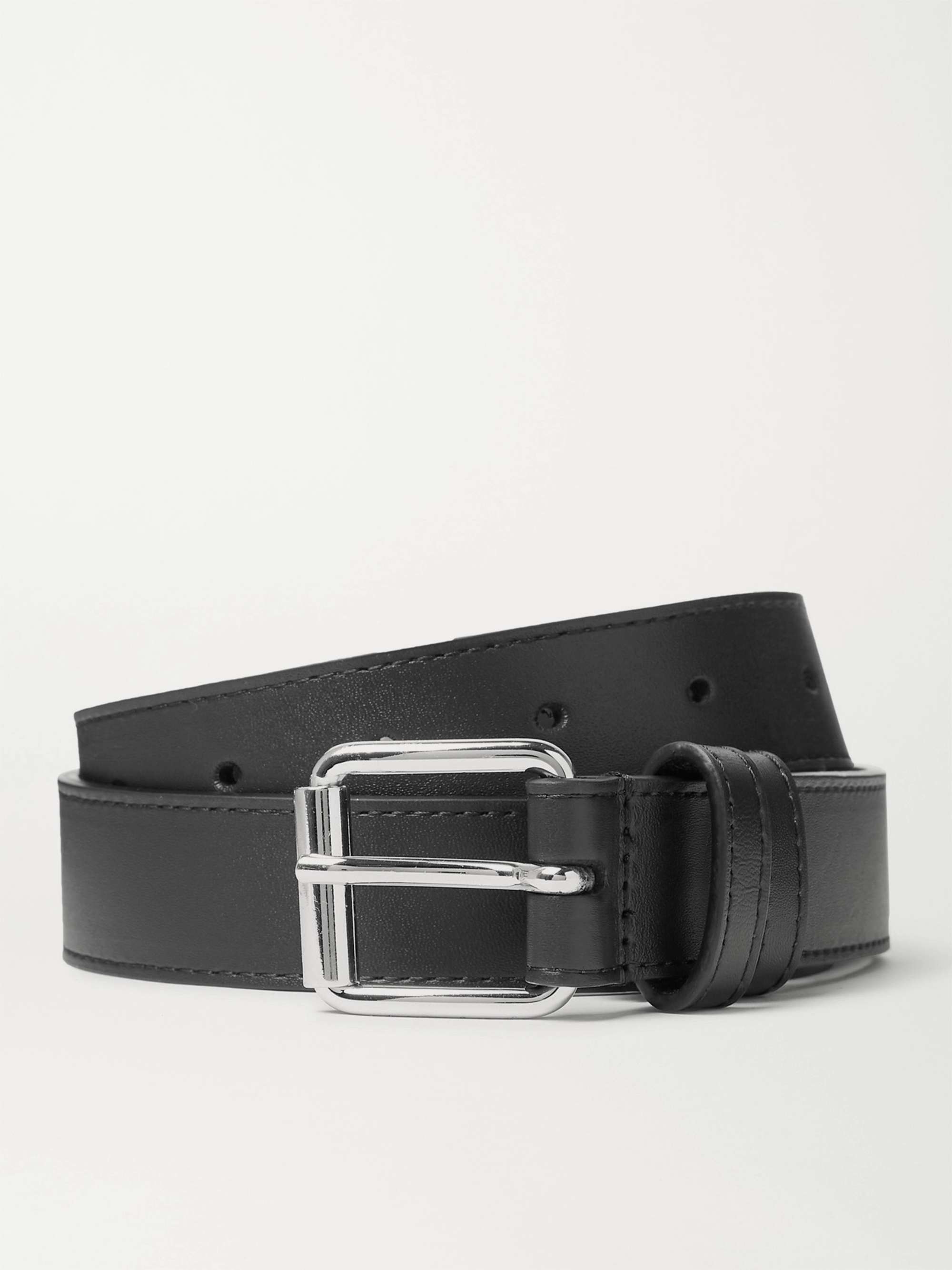 COMME DES GARÇONS 3cm Leather Belt