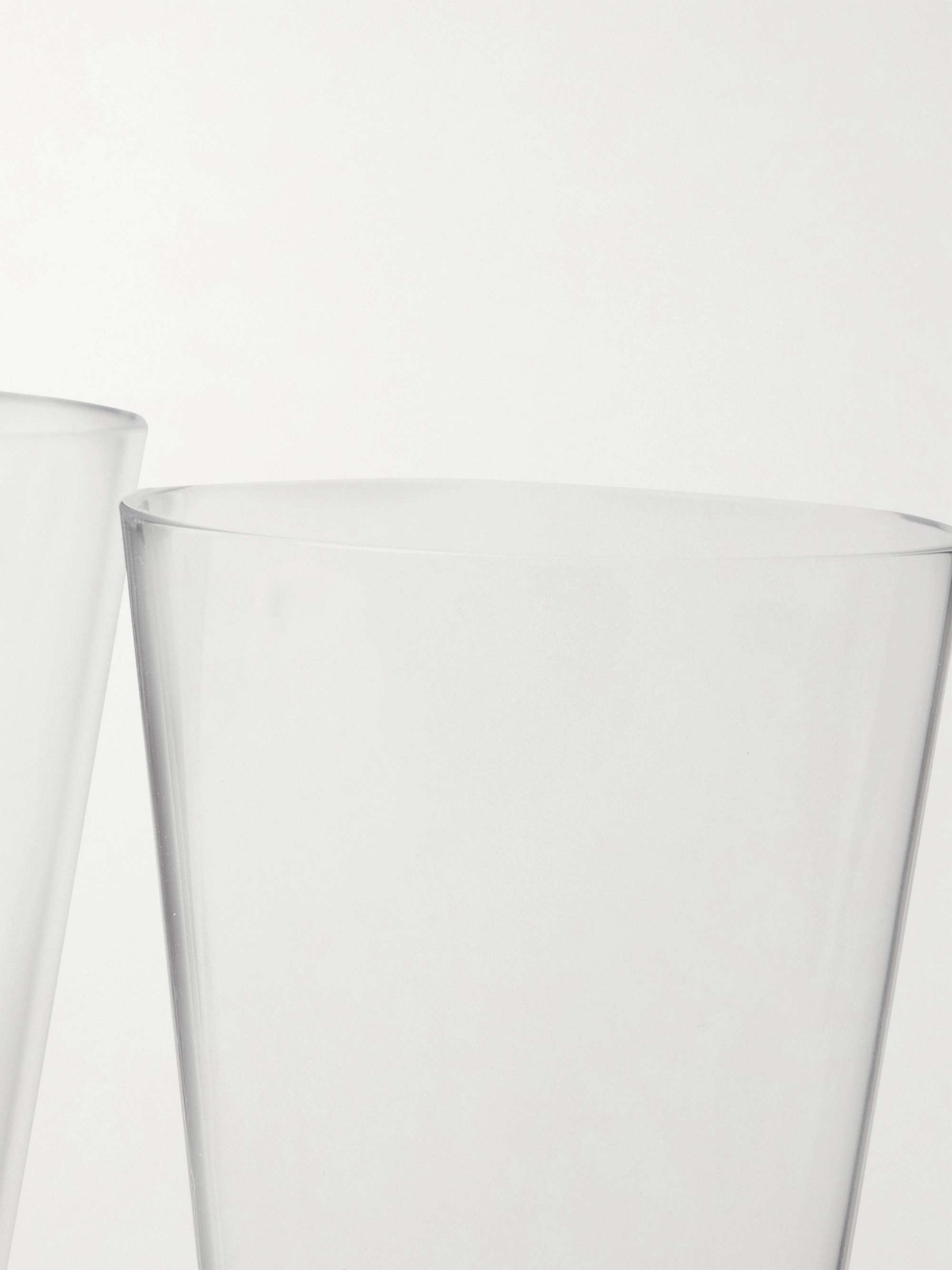 TOM DIXON Puck Set of Two Flute Glasses