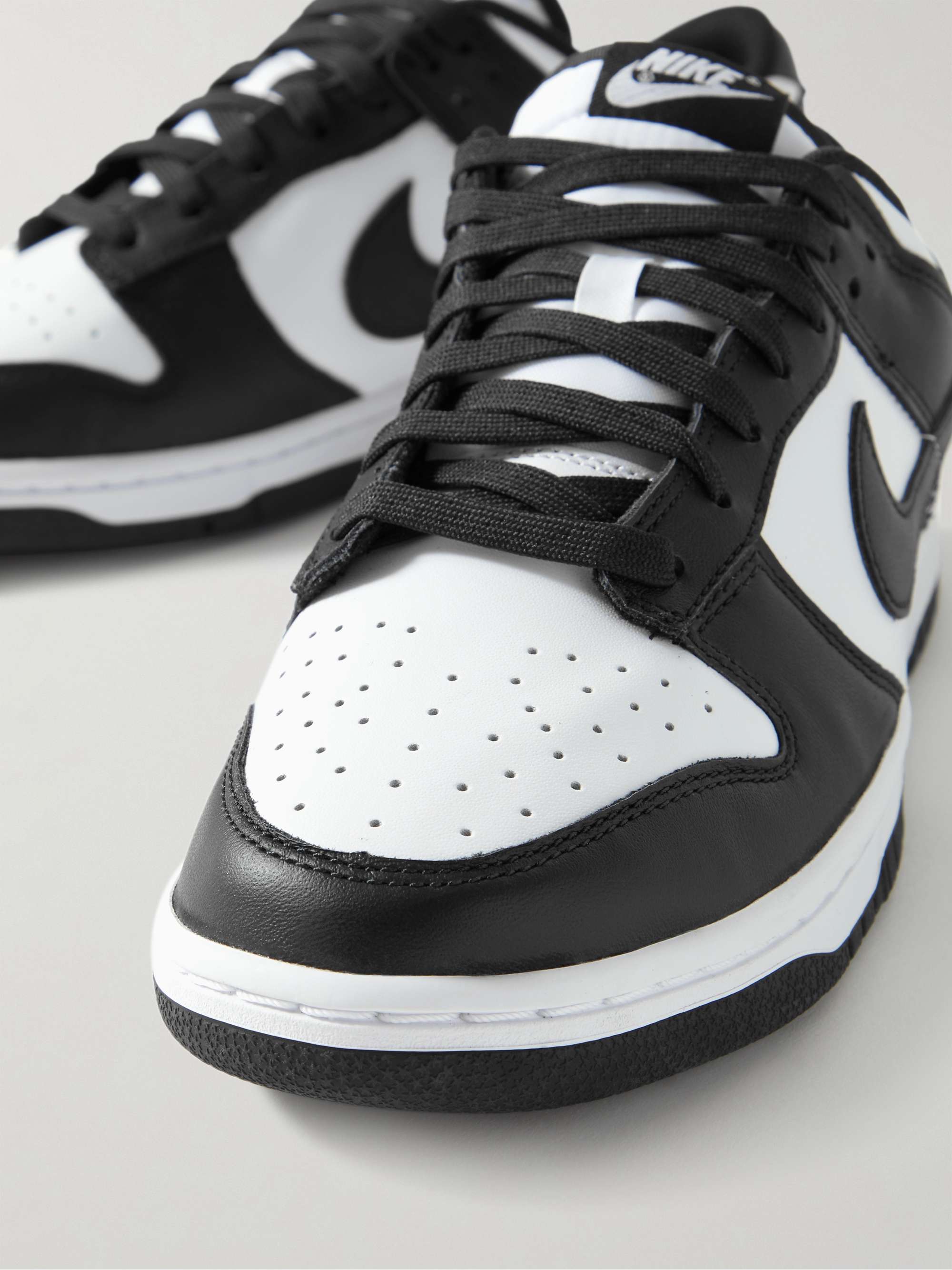 NIKE Dunk Low Retro Leather Sneakers