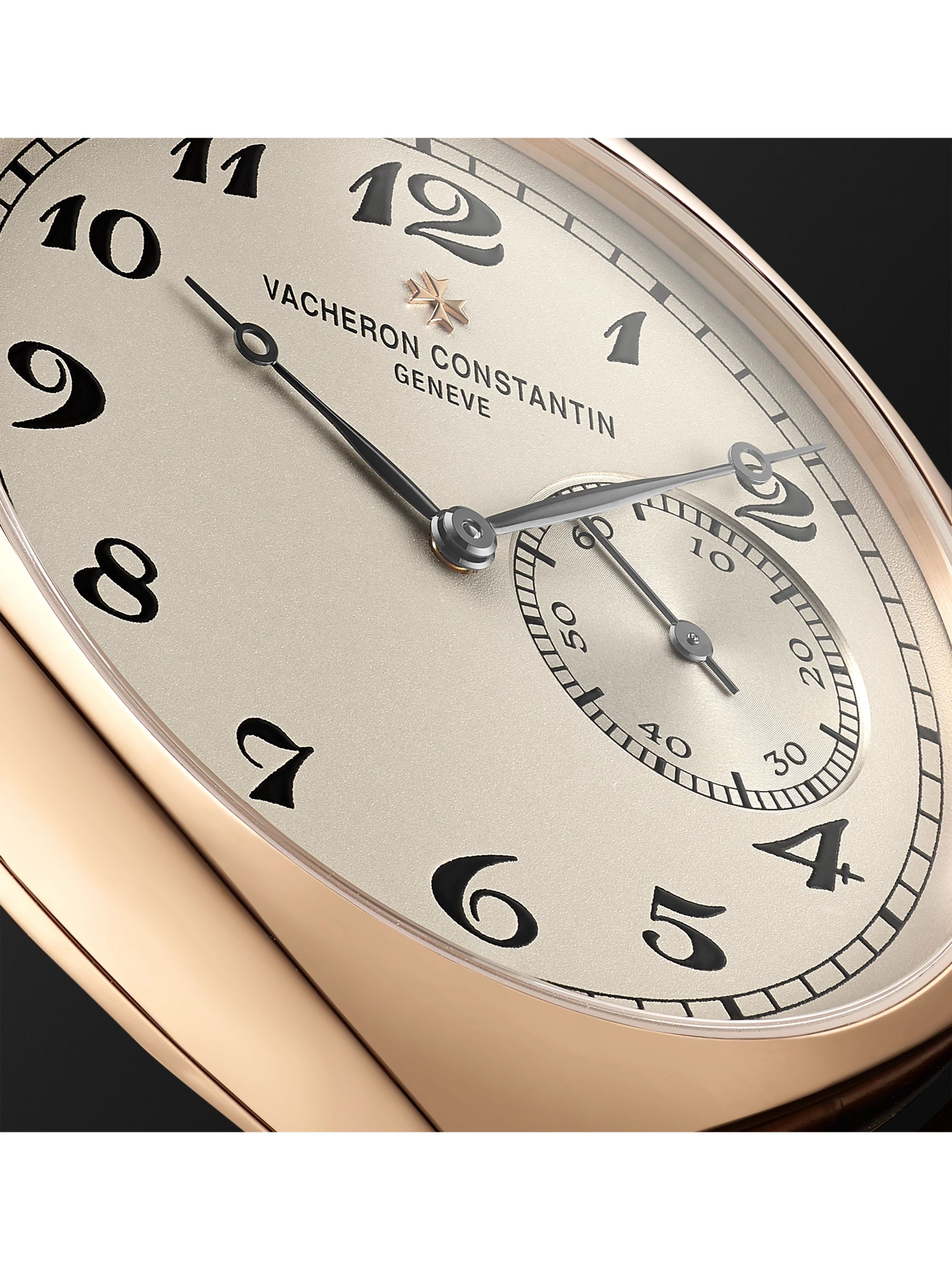 VACHERON CONSTANTIN Historiques American 1921 Hand-Wound 40mm 18-Karat Pink Gold and Alligator Watch, Ref. No. 82035/000R-9359