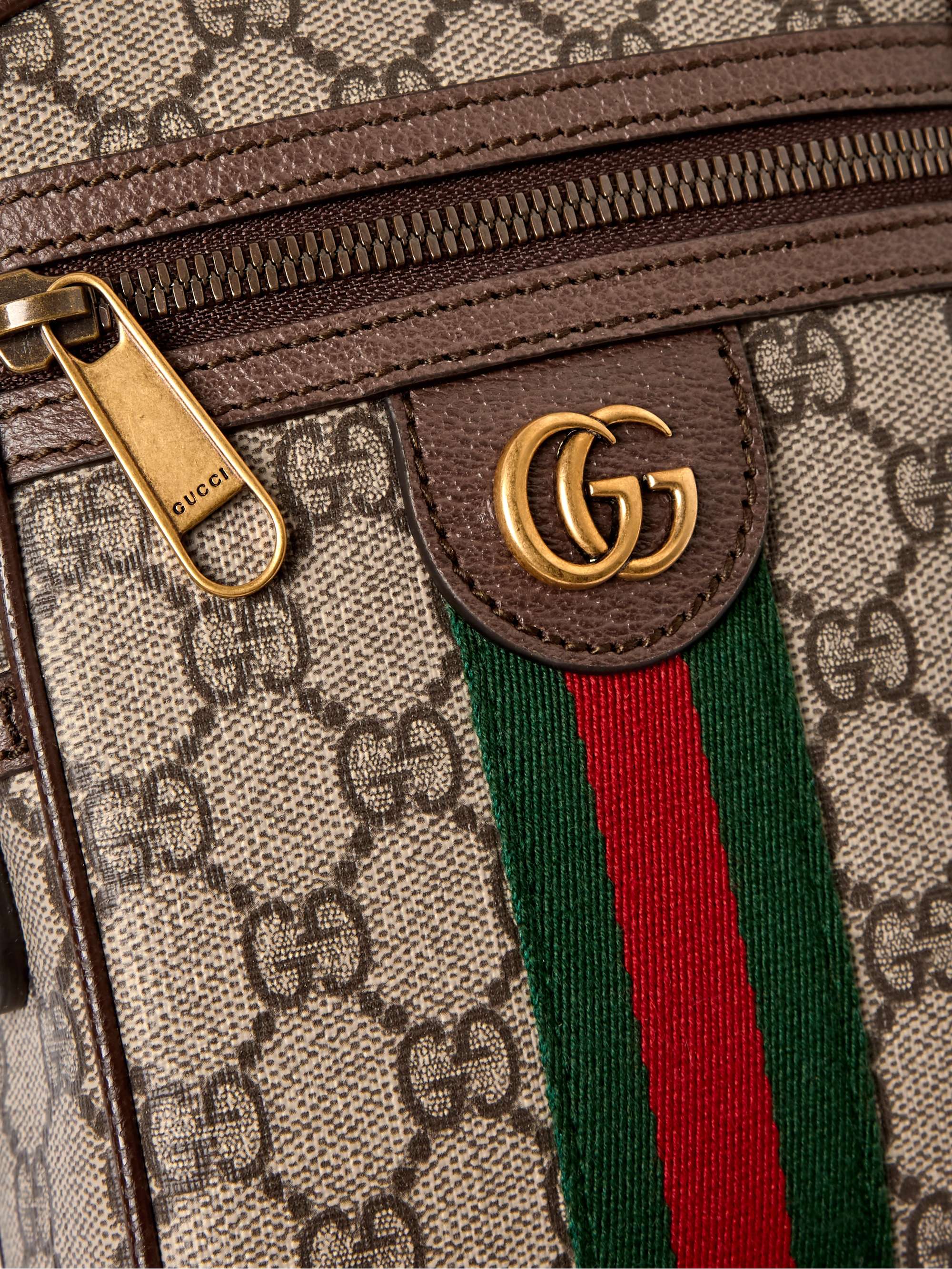 Ophidia GG Small Shoulder Bag in Brown - Gucci