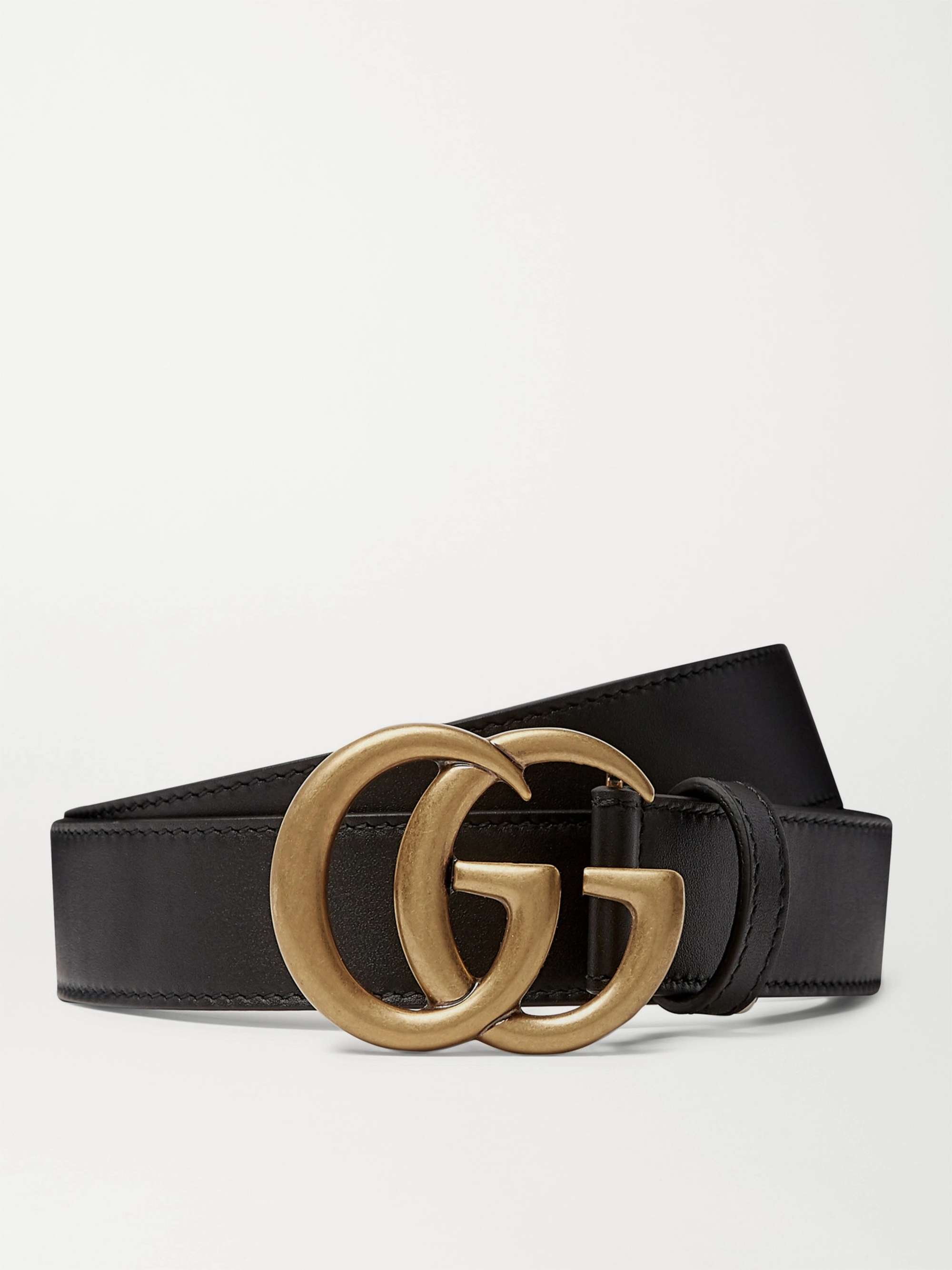 Gucci Leather-Trimmed Belt w/ Tags - Size 38