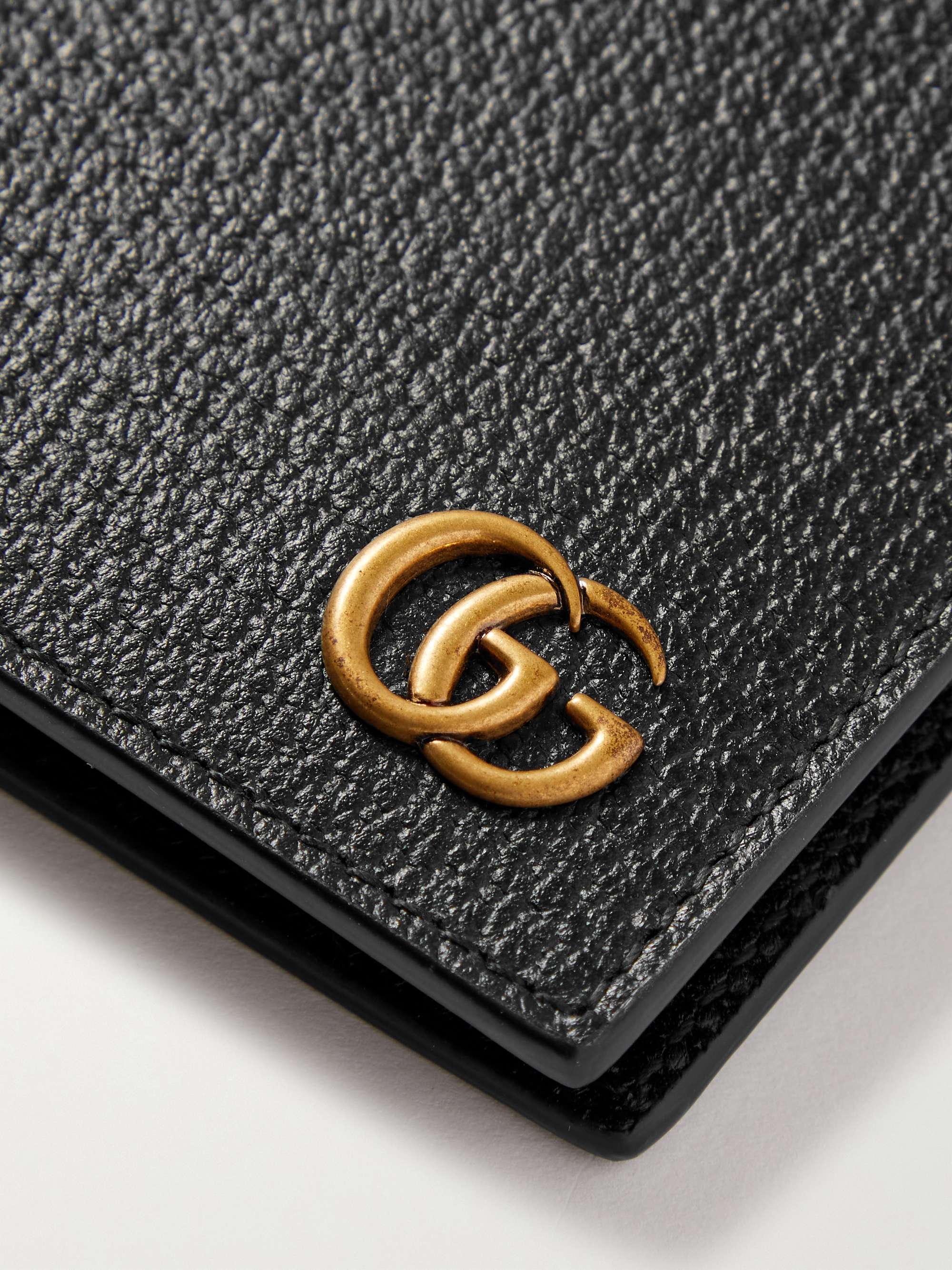 GUCCI GG Marmont Full-Grain Leather Billfold Wallet for Men