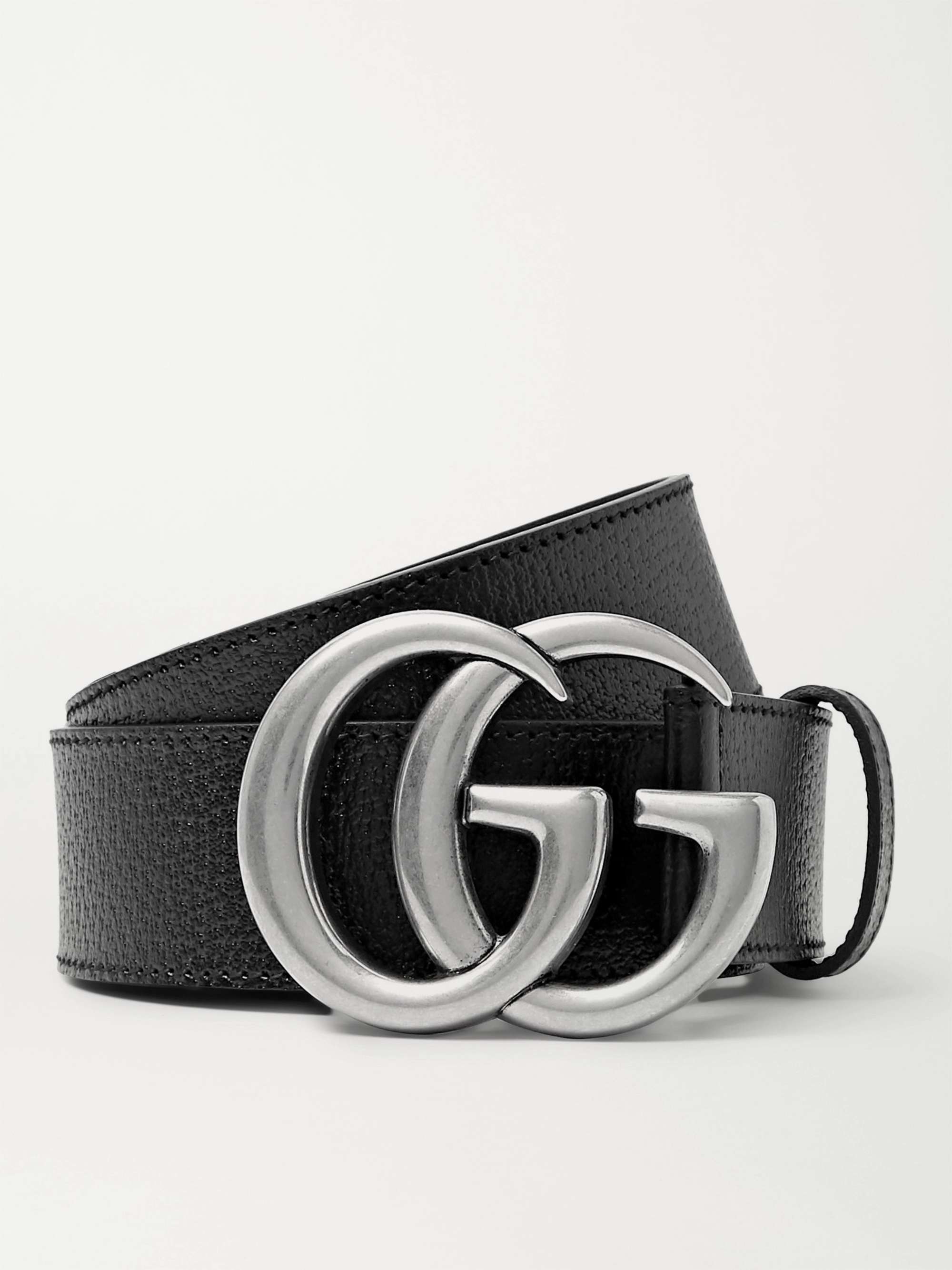 gucci belt on model