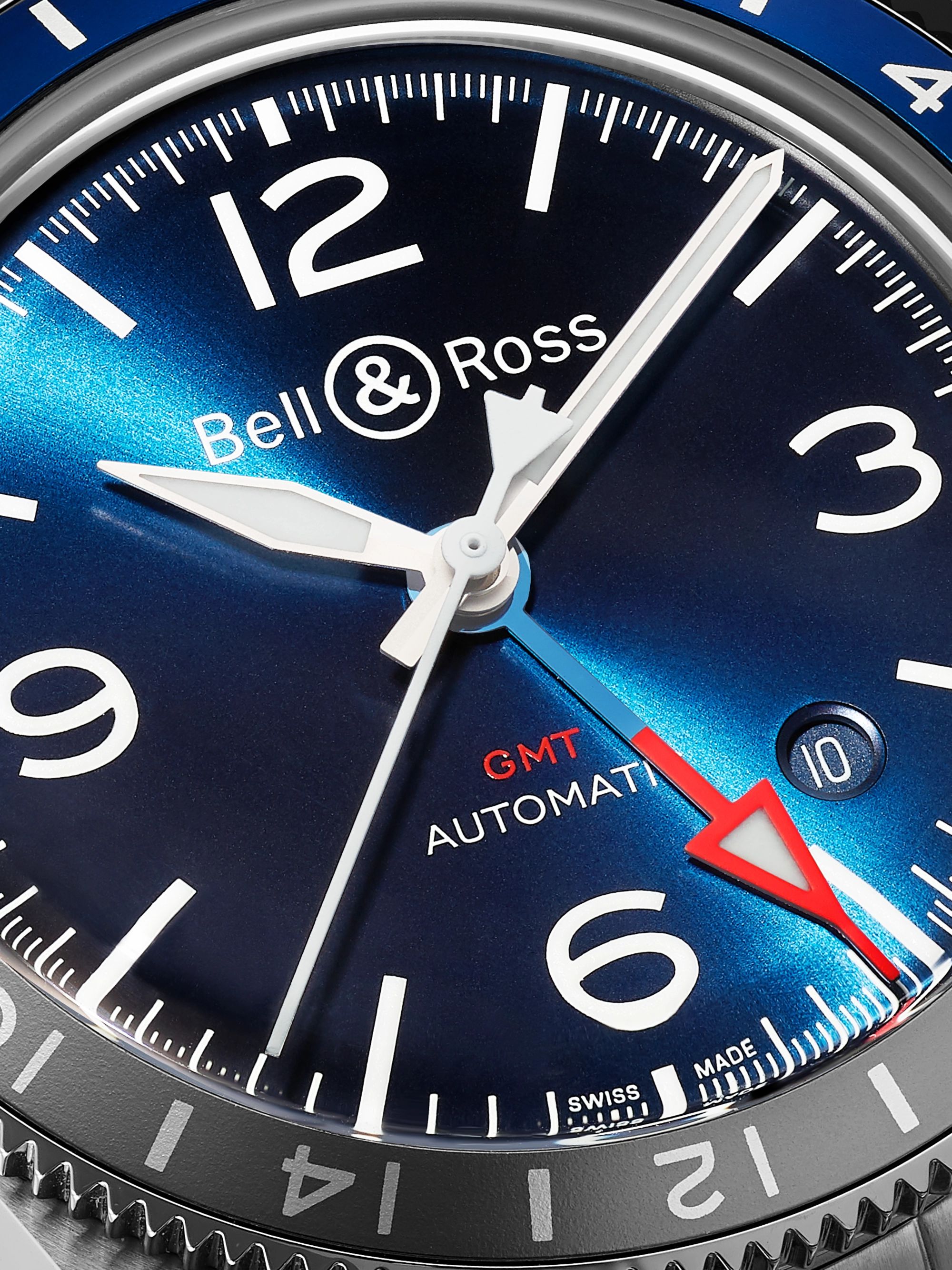 BELL & ROSS BR V2-93 Automatic 41mm Stainless Steel Watch, Ref. No. BRV293-BLU-ST/SST