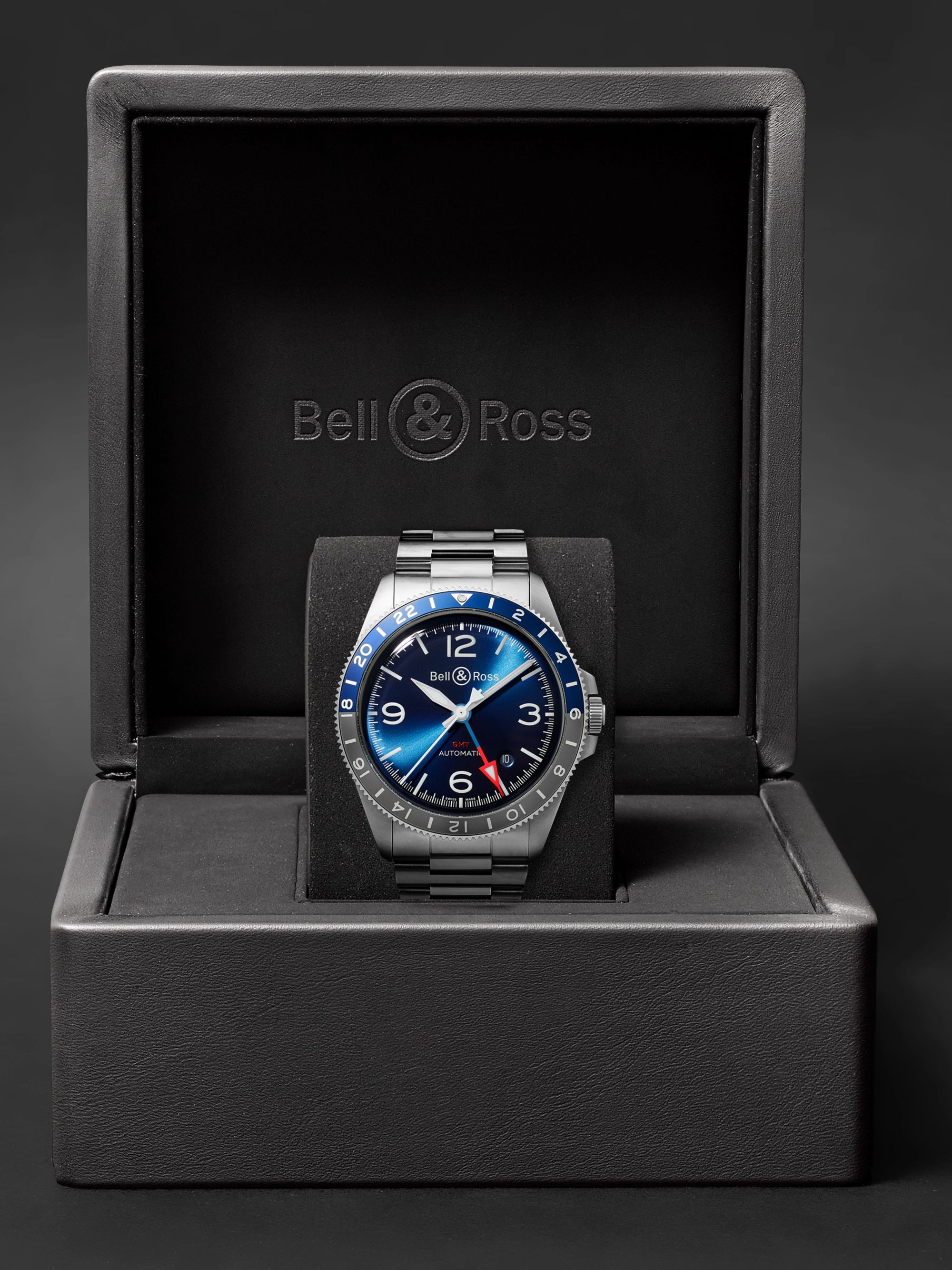 BELL & ROSS BR V2-93 Automatic 41mm Stainless Steel Watch, Ref. No. BRV293-BLU-ST/SST
