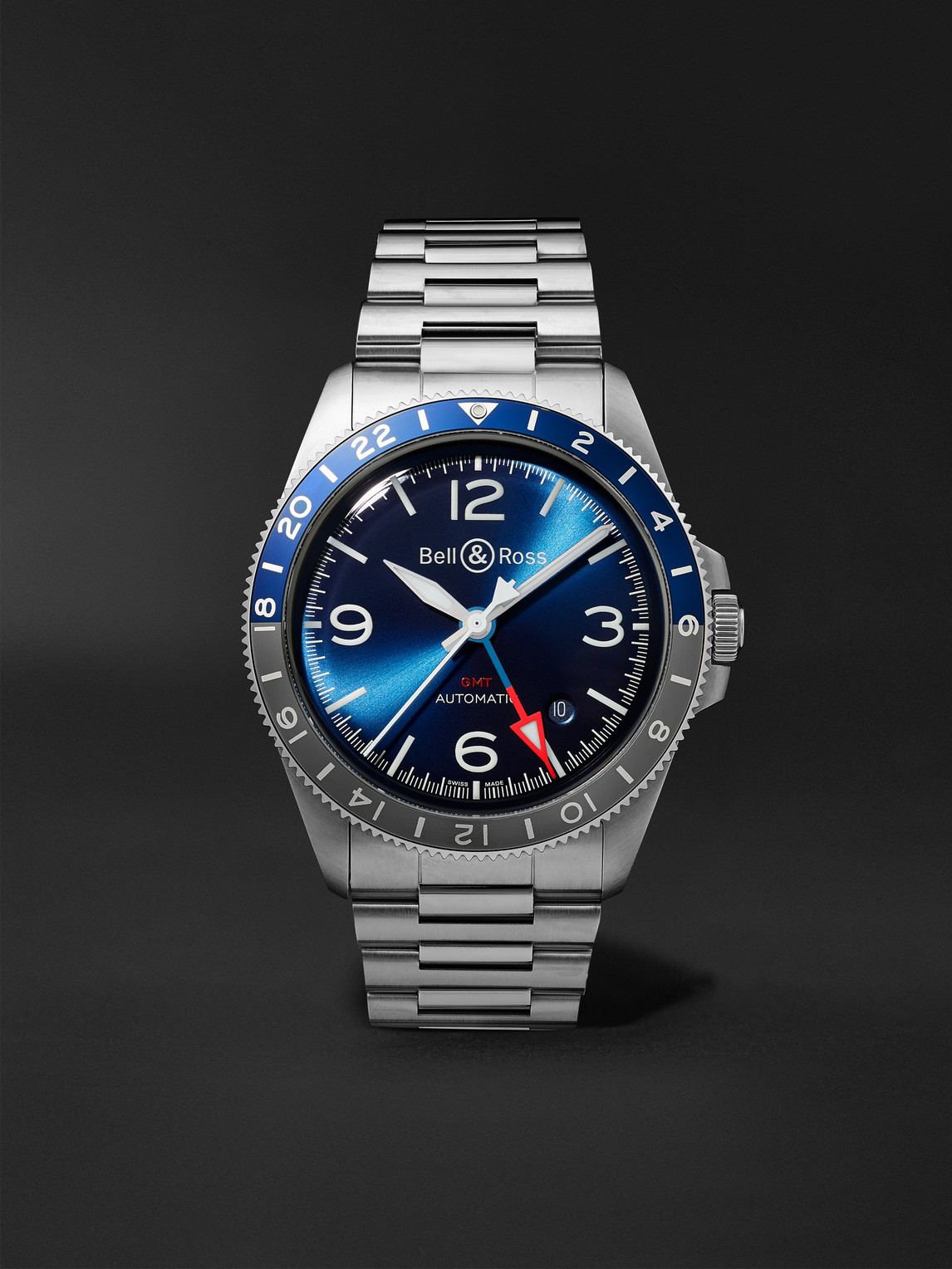BR V2-93 Automatic 41mm Stainless Steel Watch, Ref. No. BRV293-BLU-ST/SST