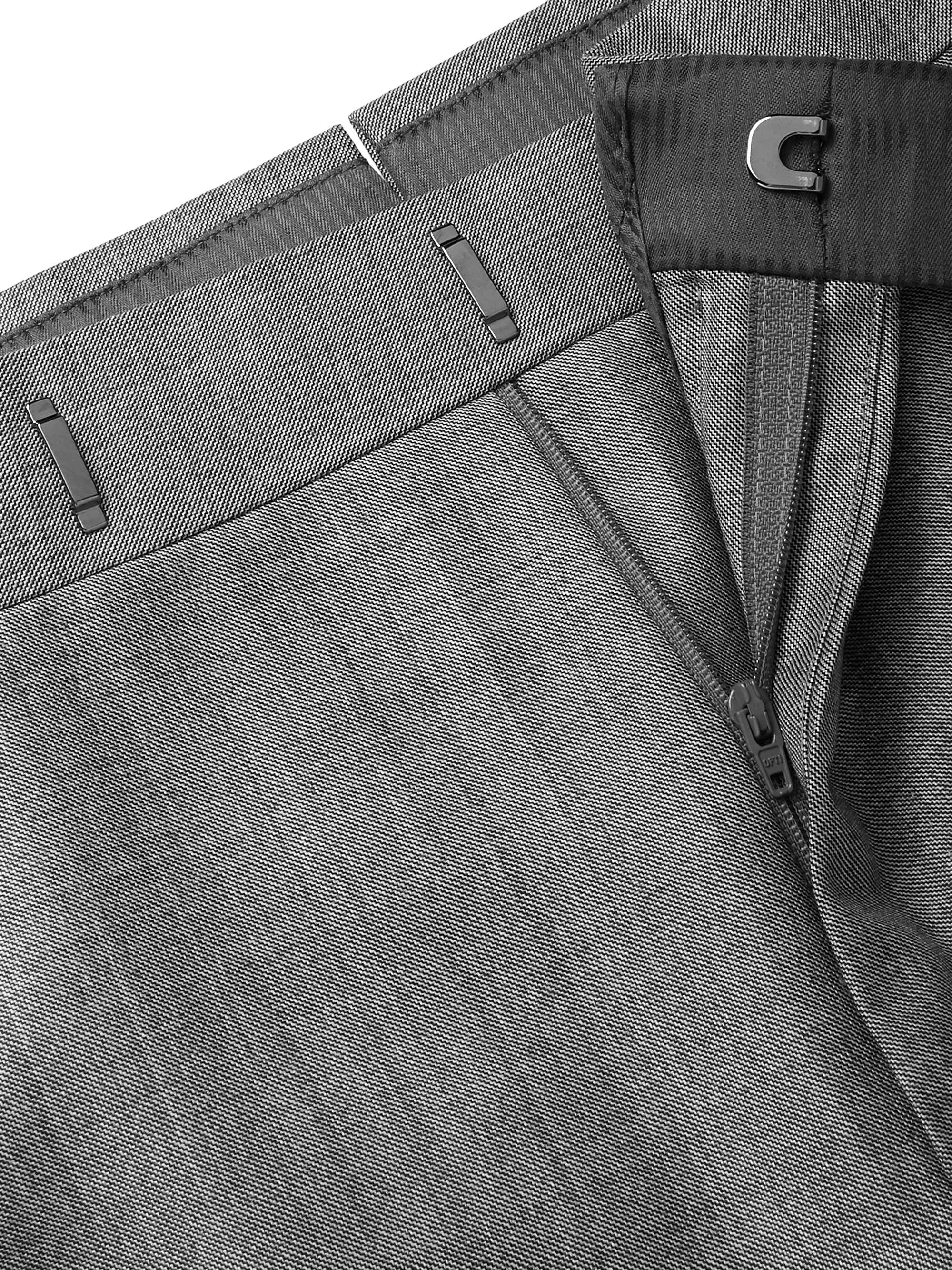 TOM FORD Slim-Fit Super 110s Sharkskin Wool Suit Trousers