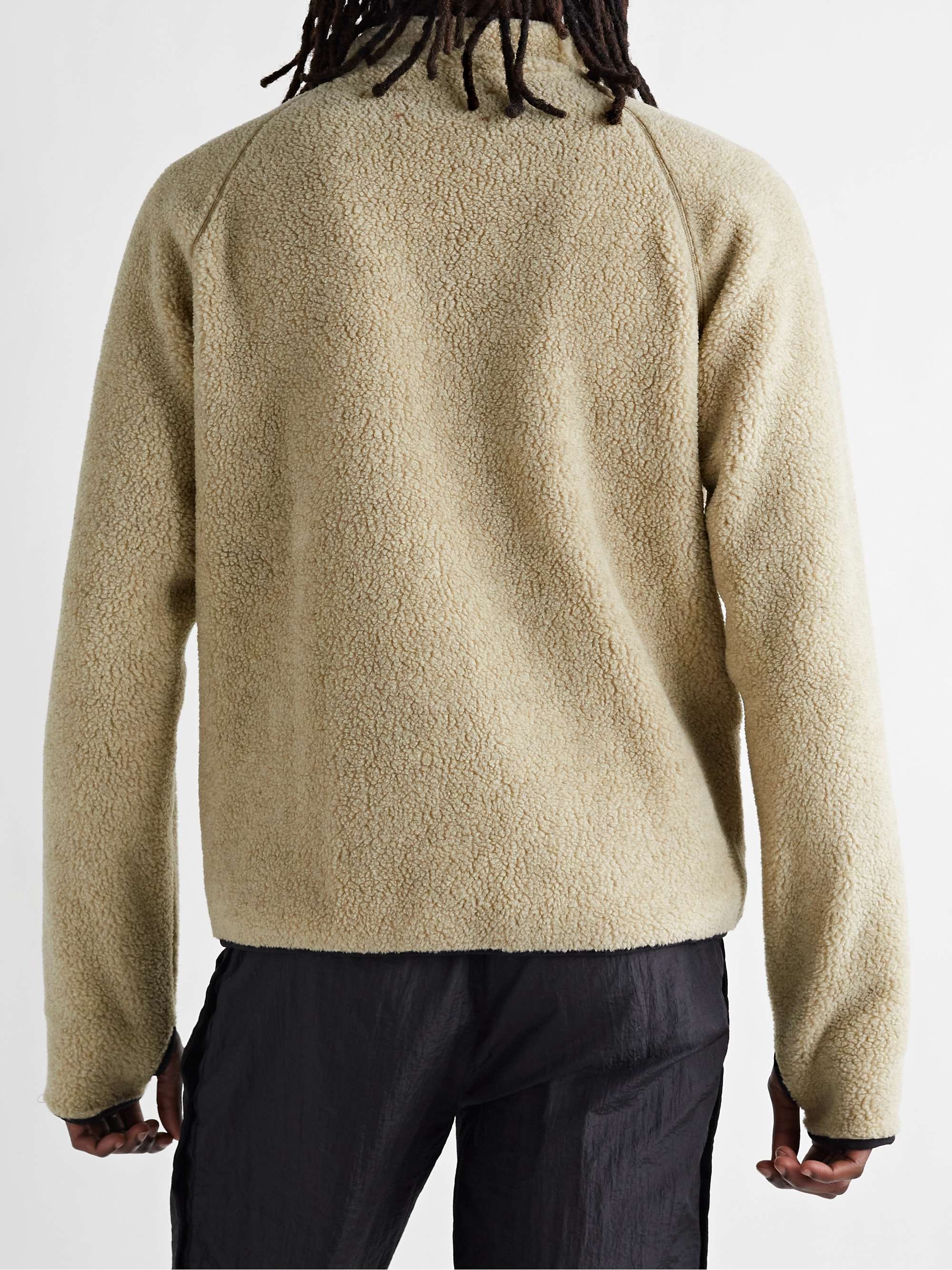 DISTRICT VISION Greg Shell-Trimmed Fleece Running Jacket