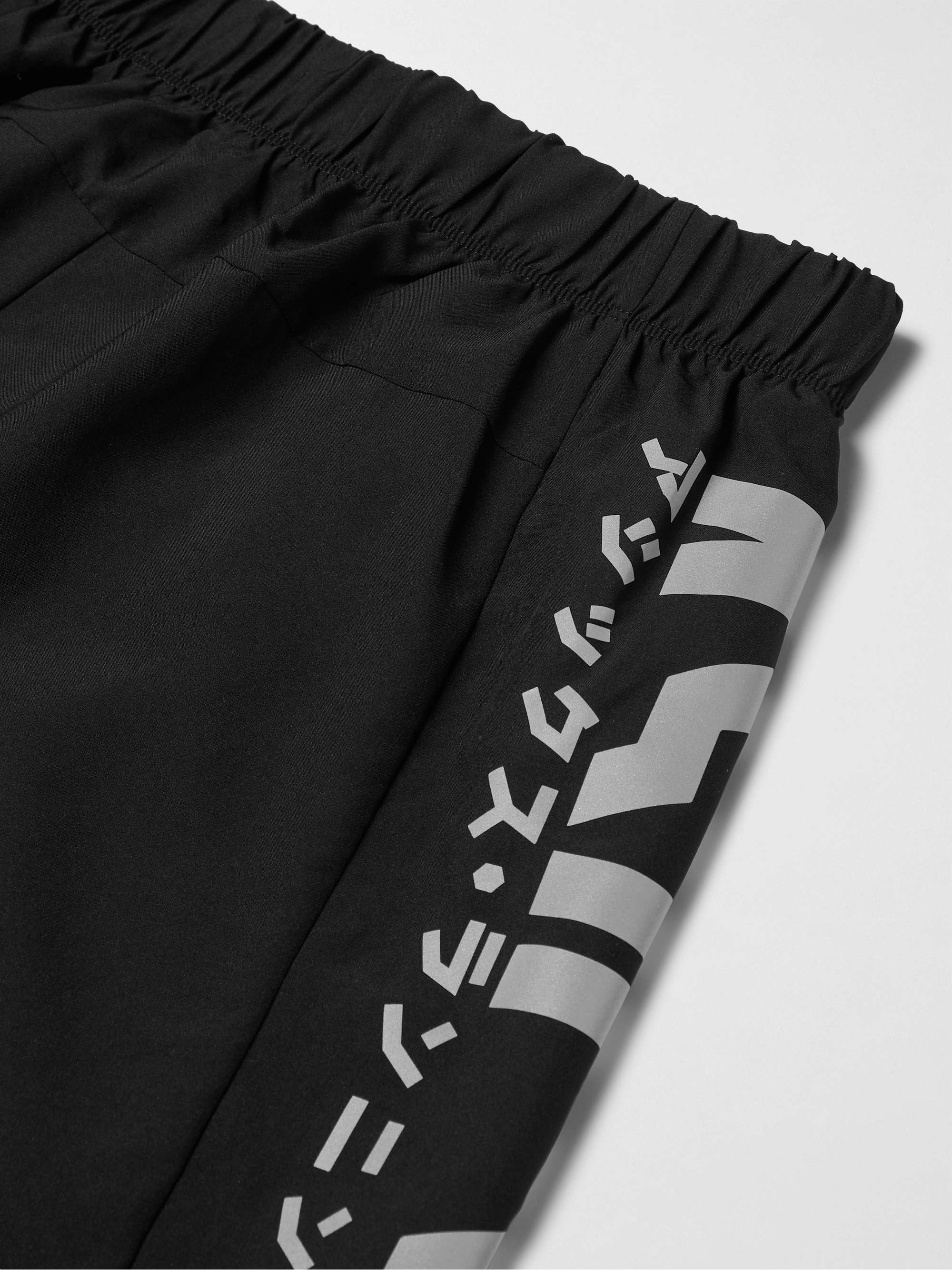 ASICS Katakana Straight-Leg Logo-Print Recycled Shell Shorts