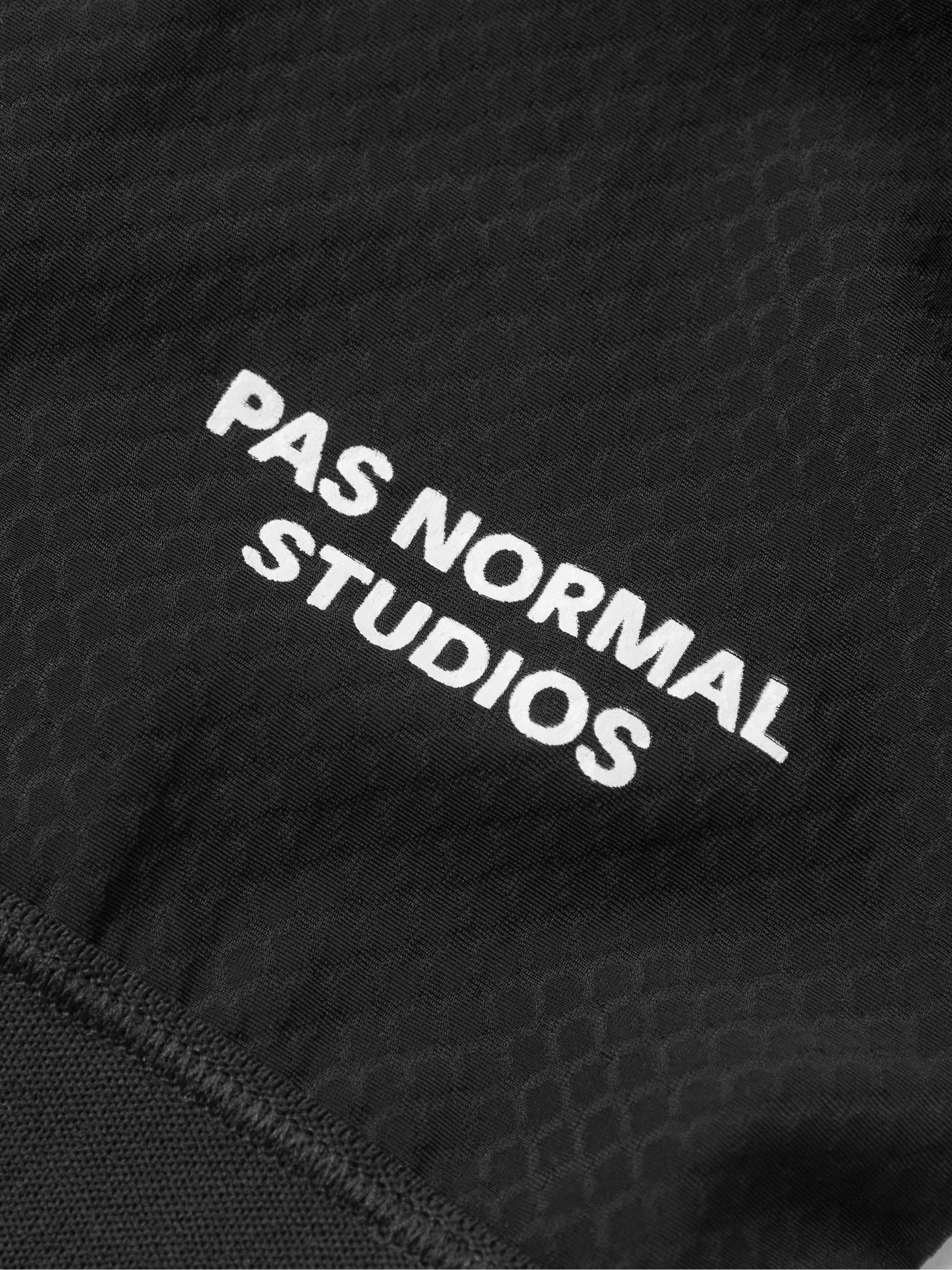 PAS NORMAL STUDIOS Essential Logo-Print Stretch-Jersey and Mesh Cycling Bib Shorts