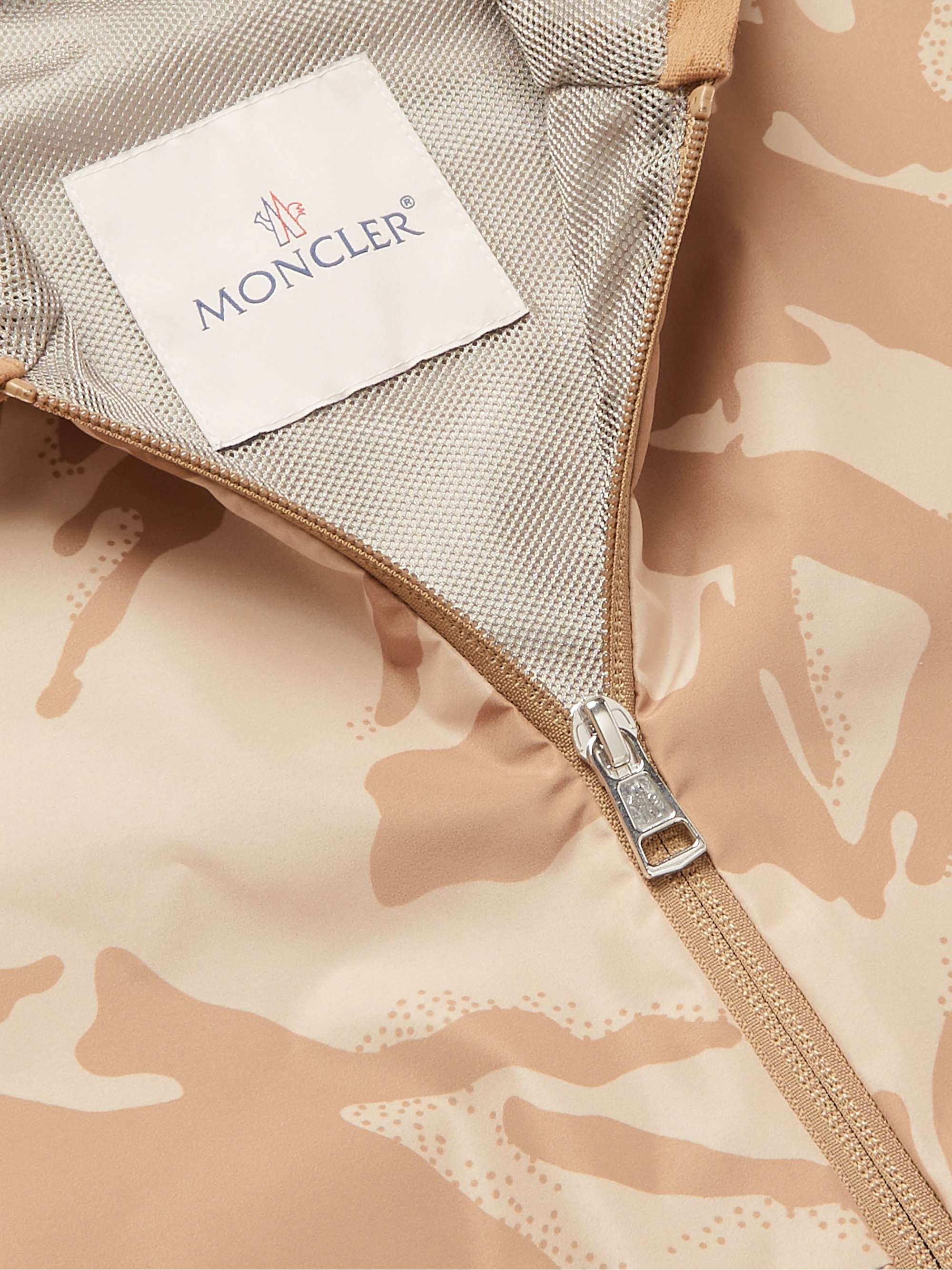 MONCLER Chardon Camouflage-Print Nylon Hodded Jacket