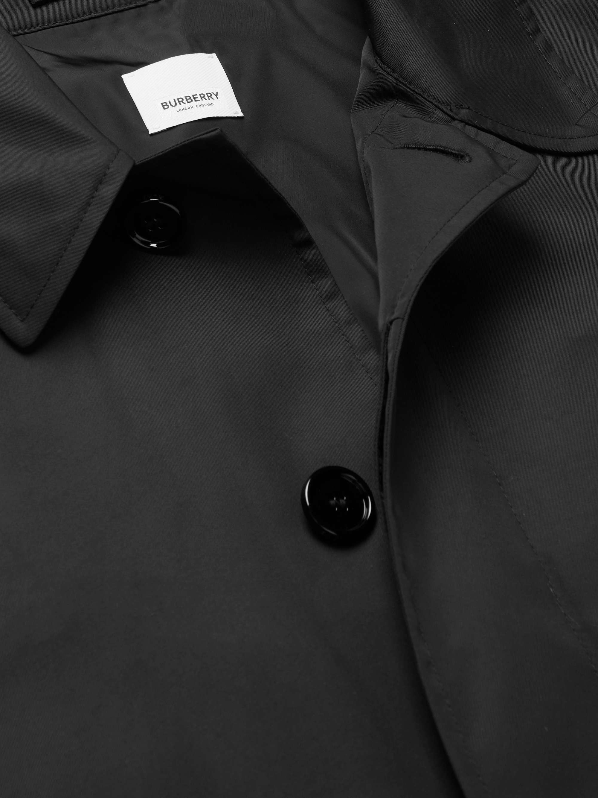 BURBERRY Logo-Print Nylon Coat