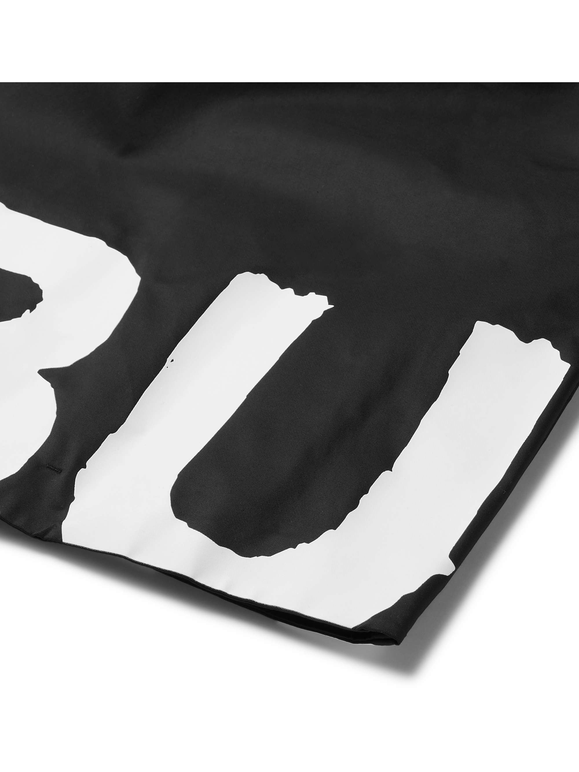 BURBERRY Logo-Print Nylon Coat