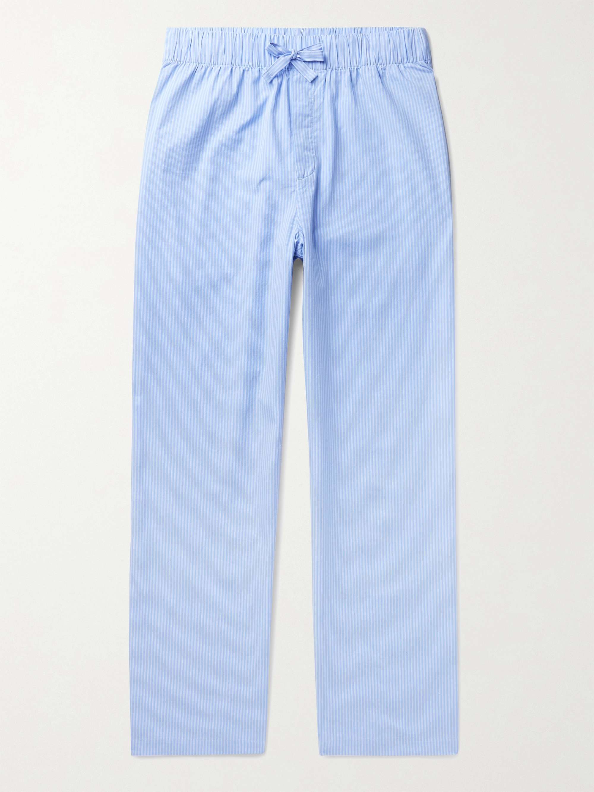 TEKLA Organic Cotton-Poplin Pyjama Trousers for Men