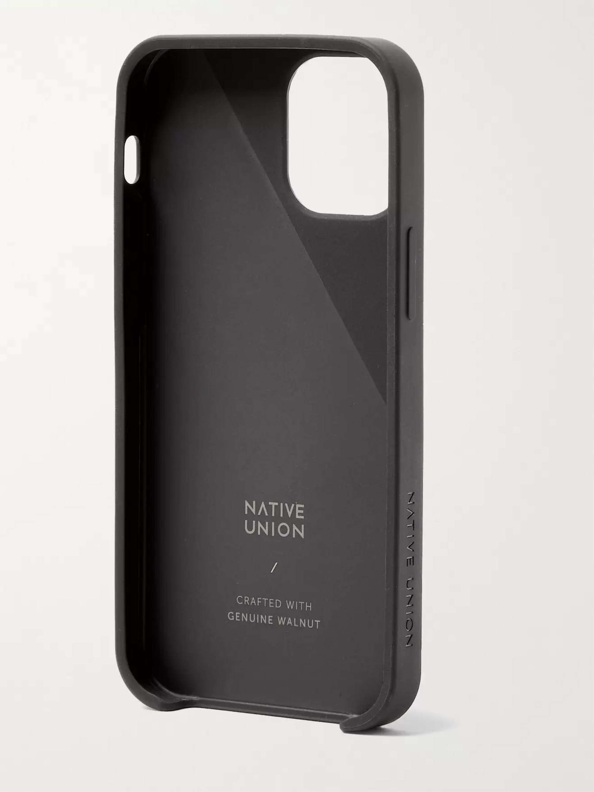 NATIVE UNION Clic Wooden TPU-Trimmed Walnut iPhone 12 Mini Case