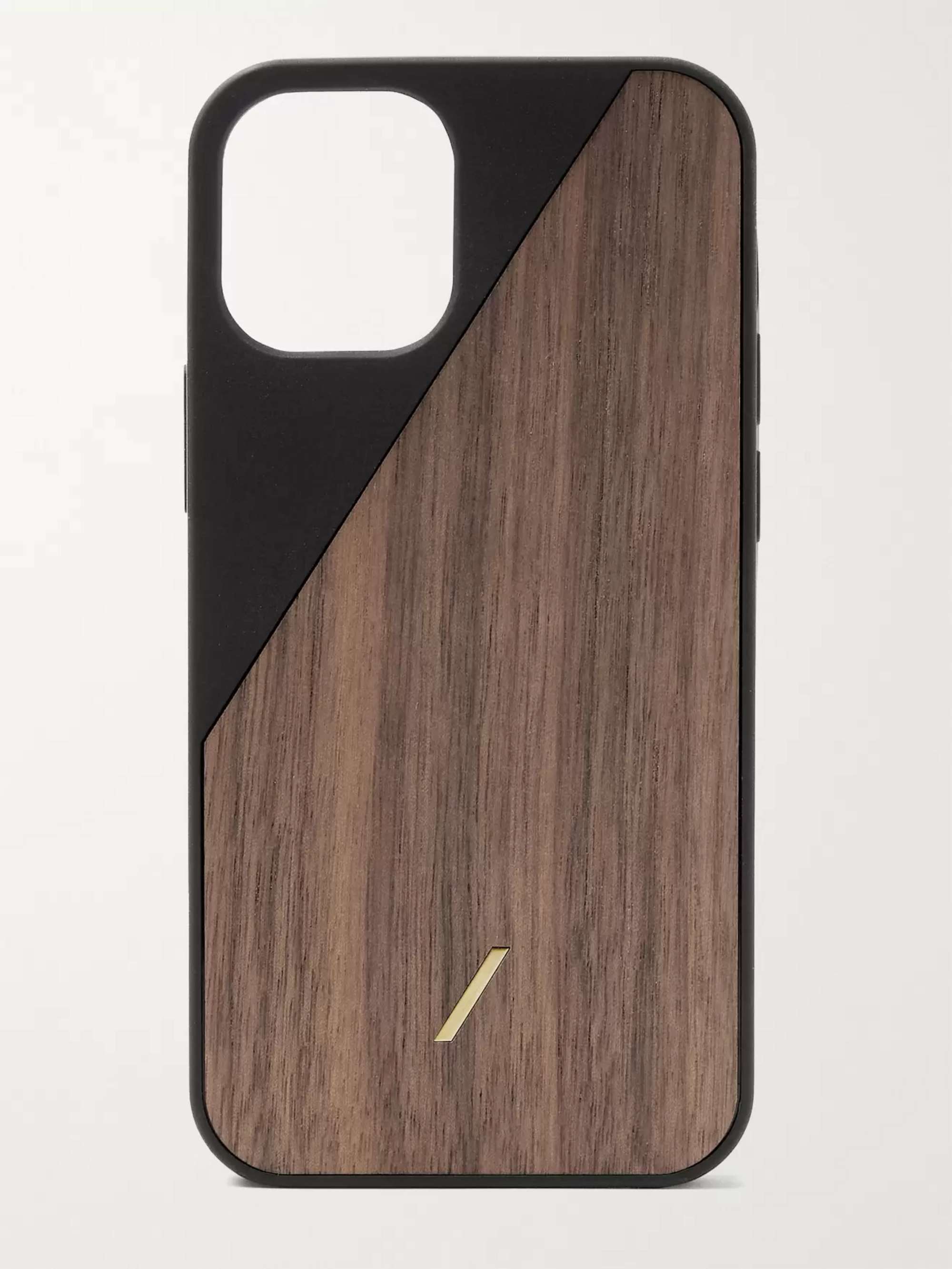 NATIVE UNION Clic Wooden TPU-Trimmed Walnut iPhone 12 Mini Case