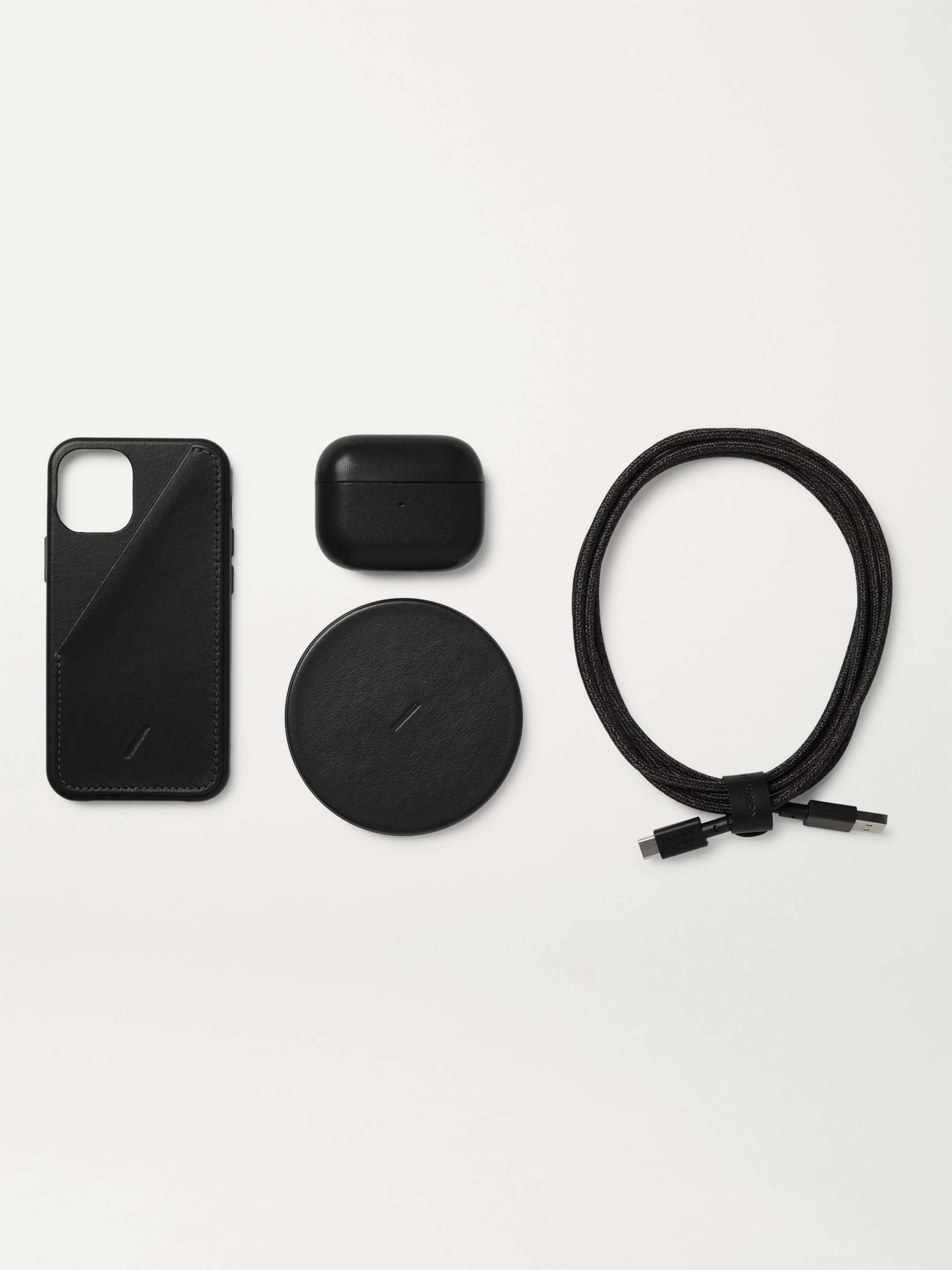 NATIVE UNION Leather iPhone 12 Pro Accessories Bundle